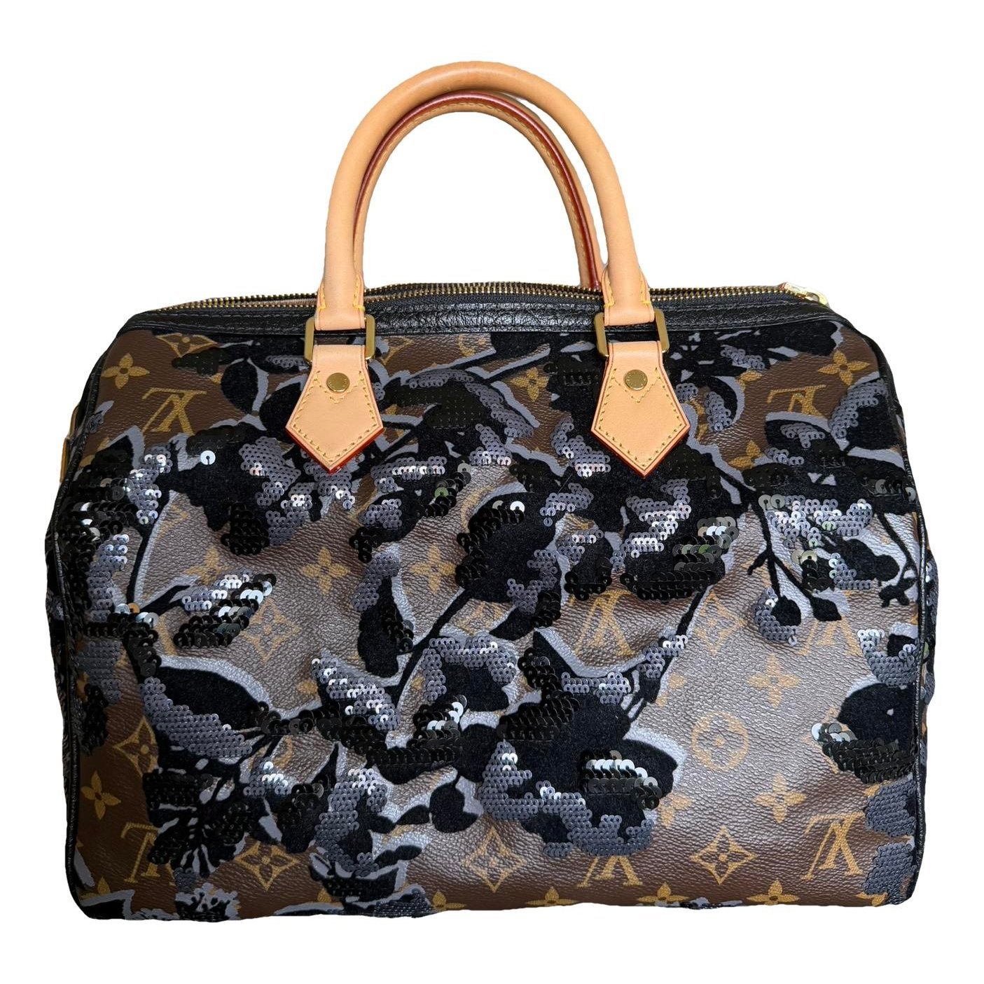 Speedy leather handbag