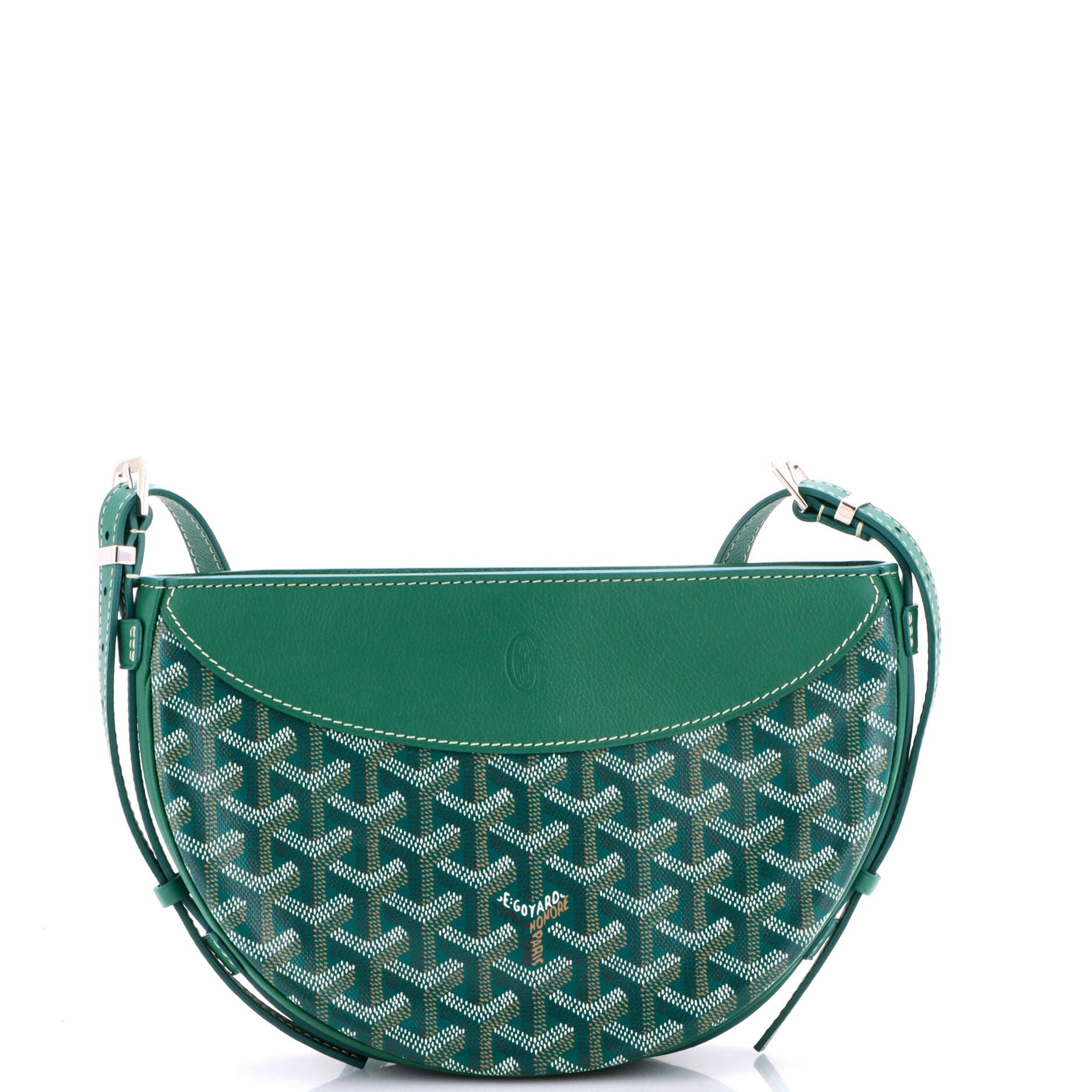 Goyard Hirondelle Shoulder Bag Coated Canvas and Leather