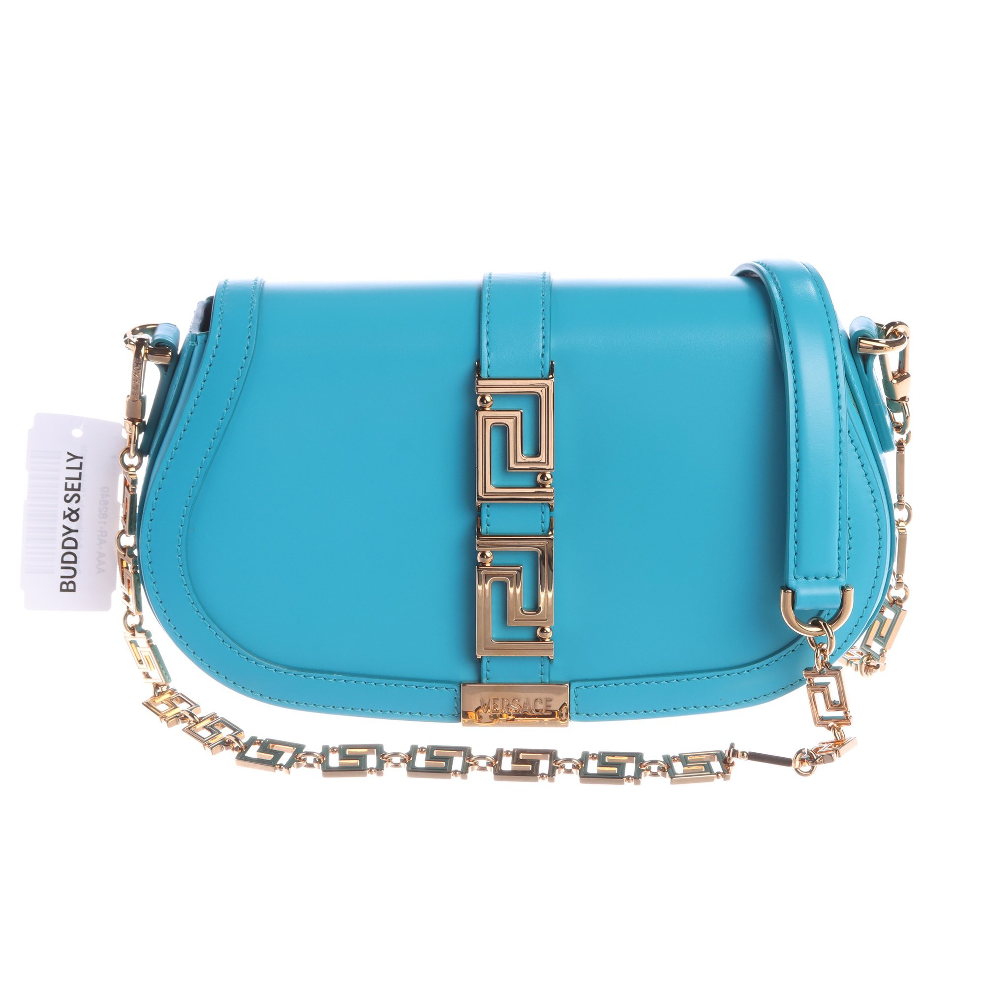 Versace Greca Goddess leather bag