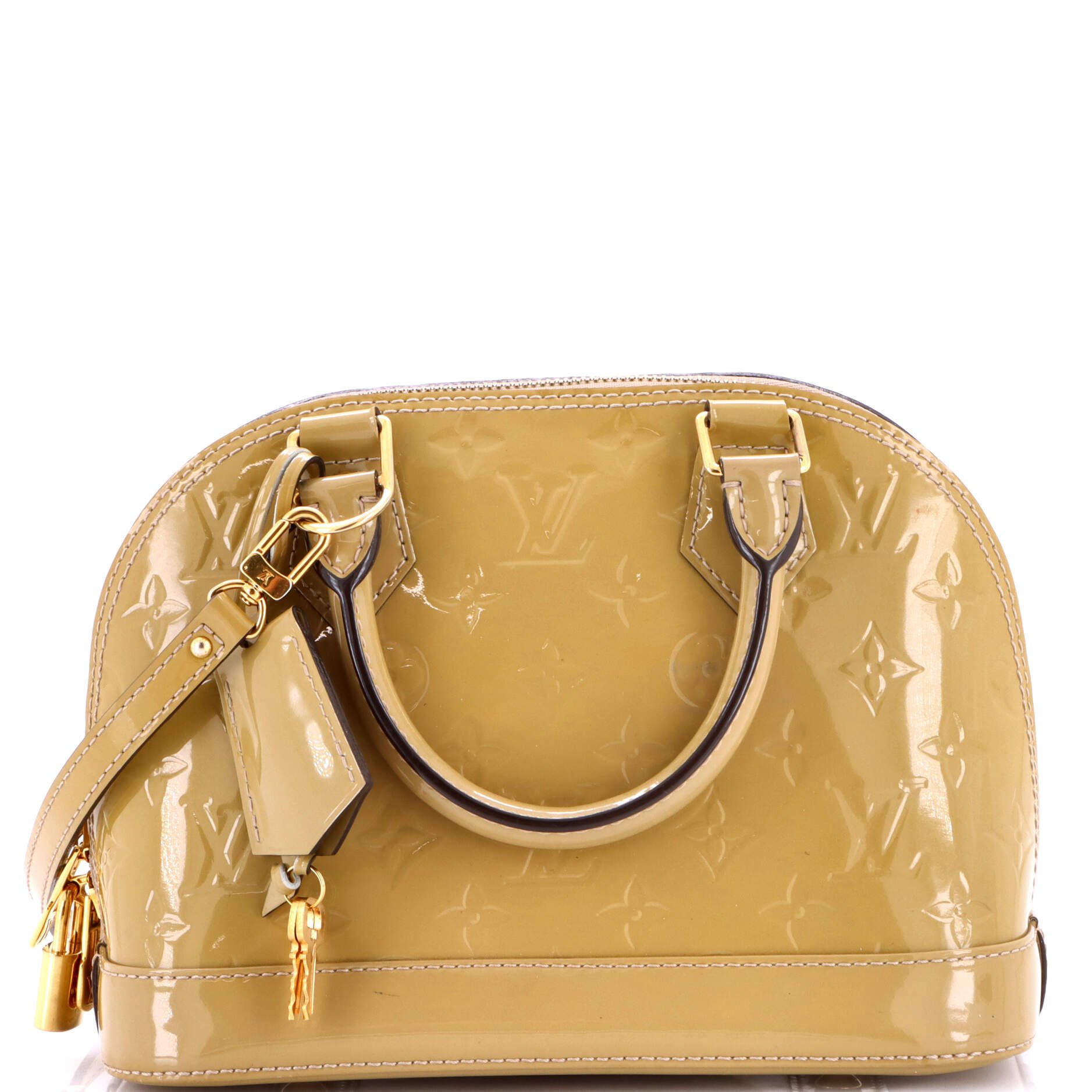 Alma Handbag Monogram Vernis BB