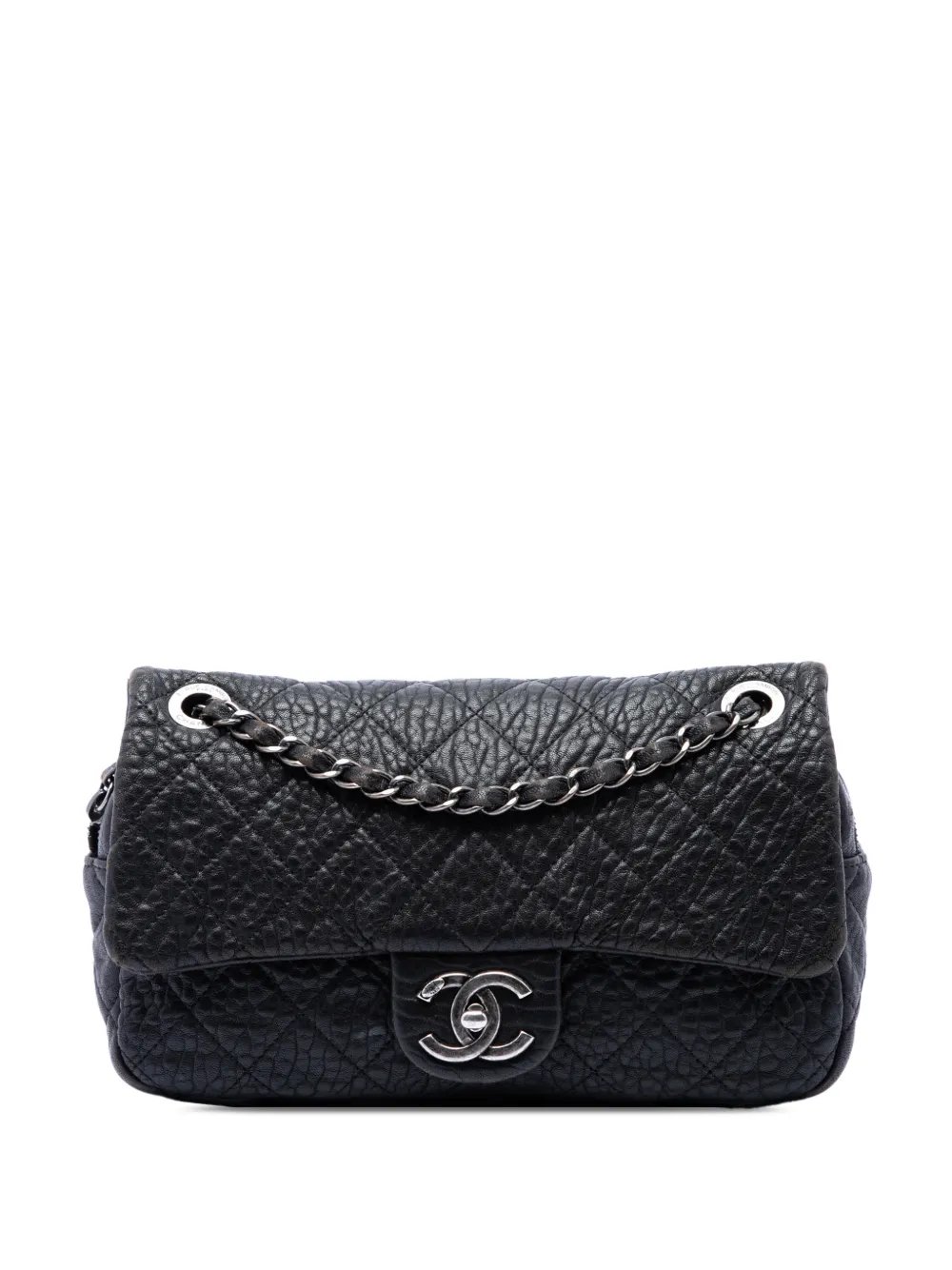 2015-2016 Small Quilted Distressed Calfskin Easy Flap crossbody bag
