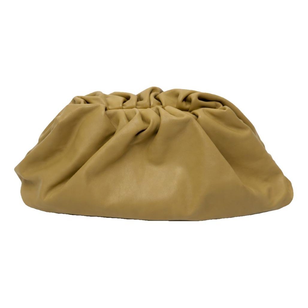 Pouch leather handbag