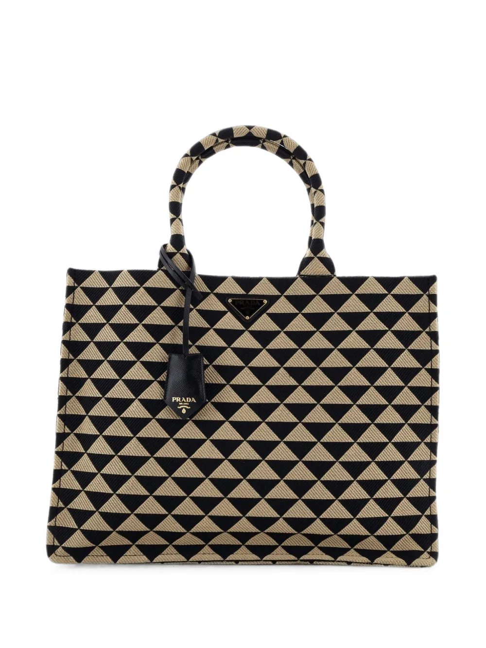 Symbole Shopper Jacquard Large tote bag