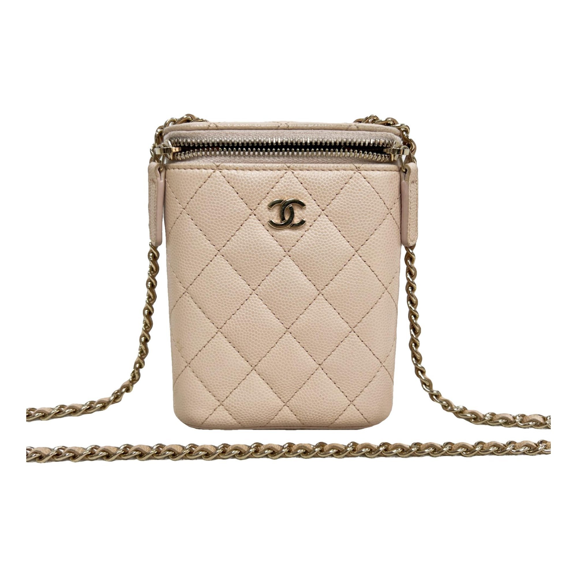 Trendy CC Vanity leather handbag