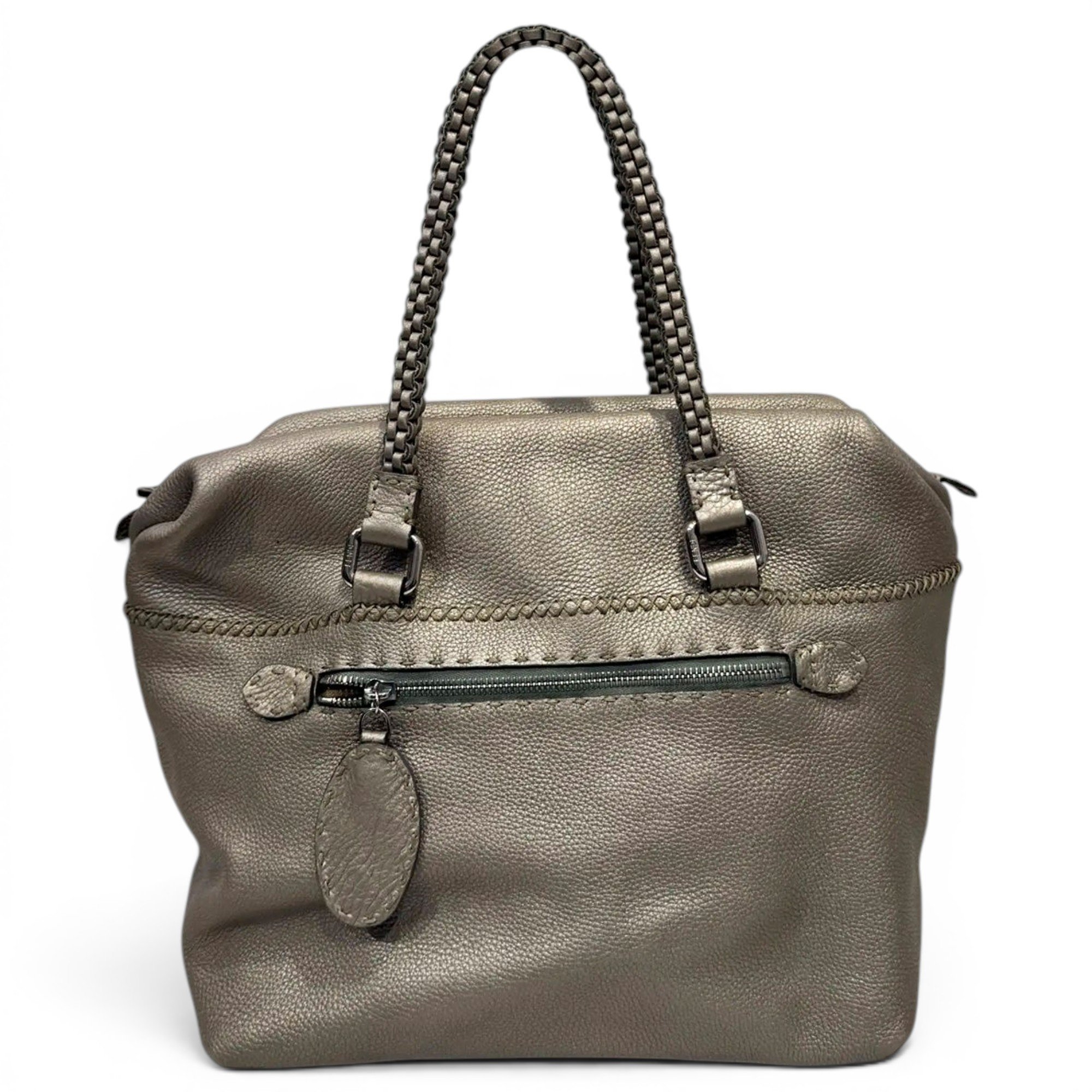 Leather handbag