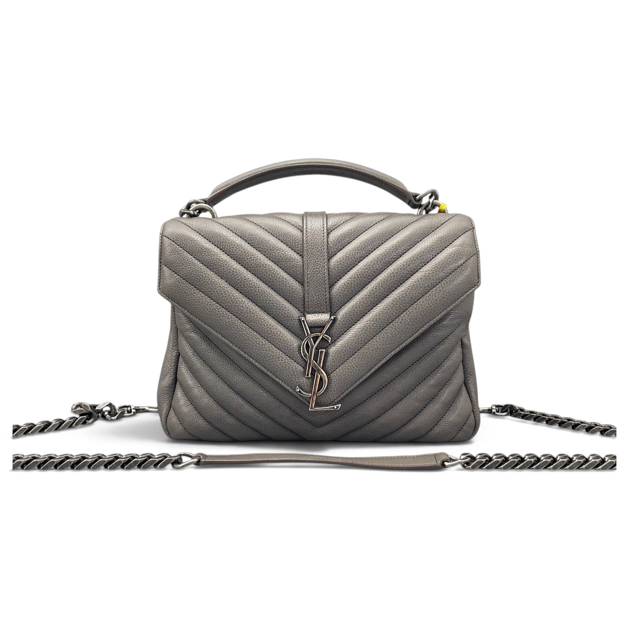 Collége monogramme leather handbag