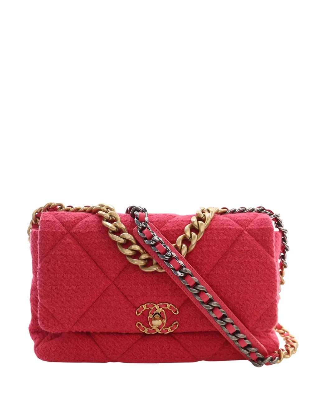 2020 Large Tweed 19 Flap satchel