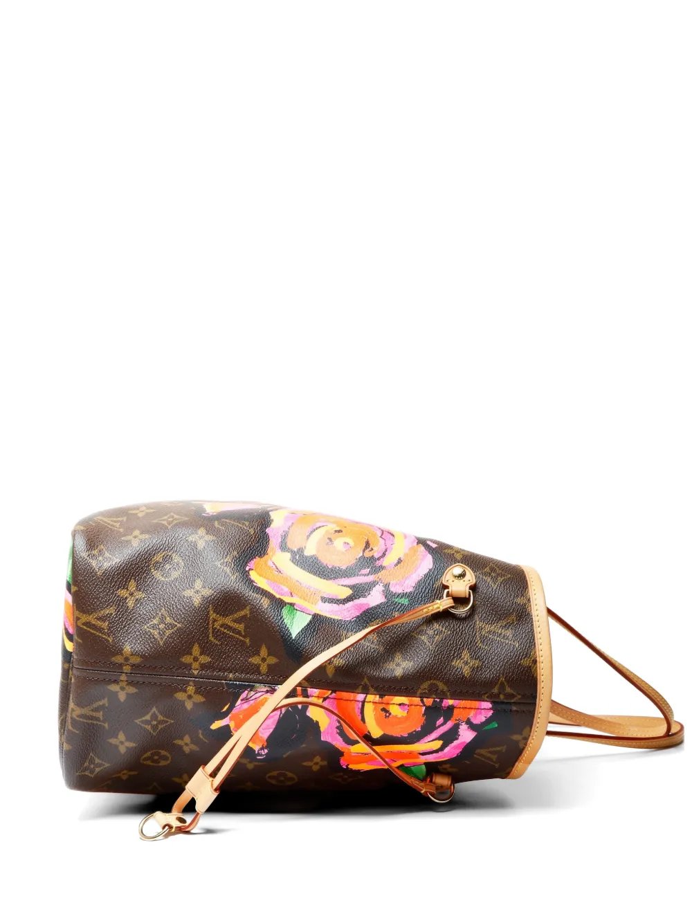 2008 Monogram Rose Neverfull MM tote bag