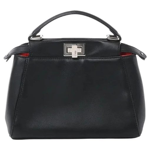 Peekaboo leather handbag