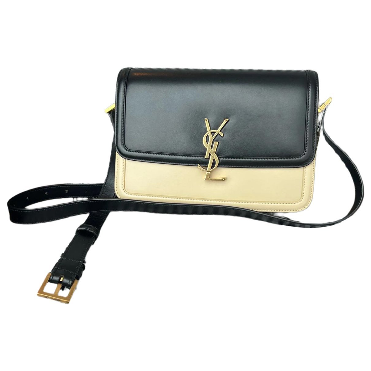 Solférino leather handbag
