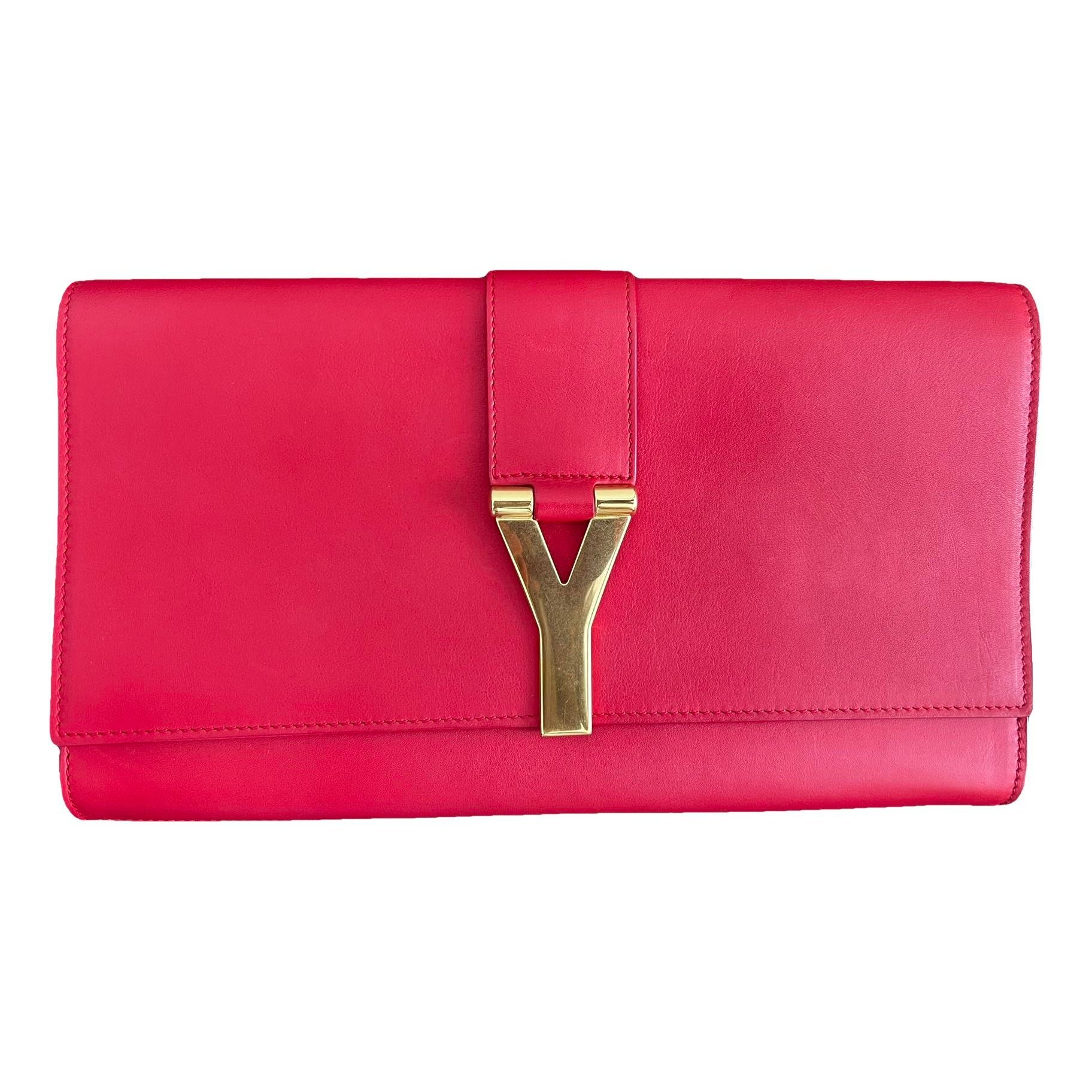 Chyc leather clutch bag
