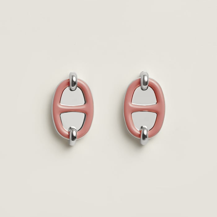 Rose Beauté Mini Maillon Earrings