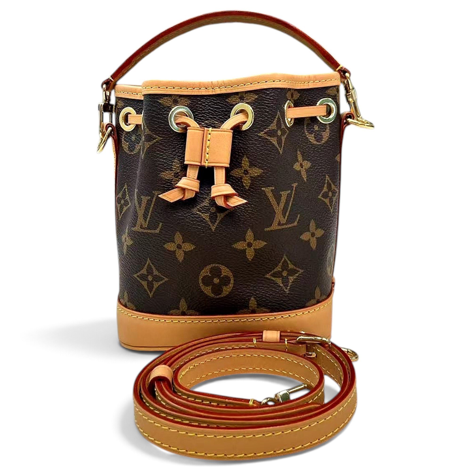 Nano Noé leather bag
