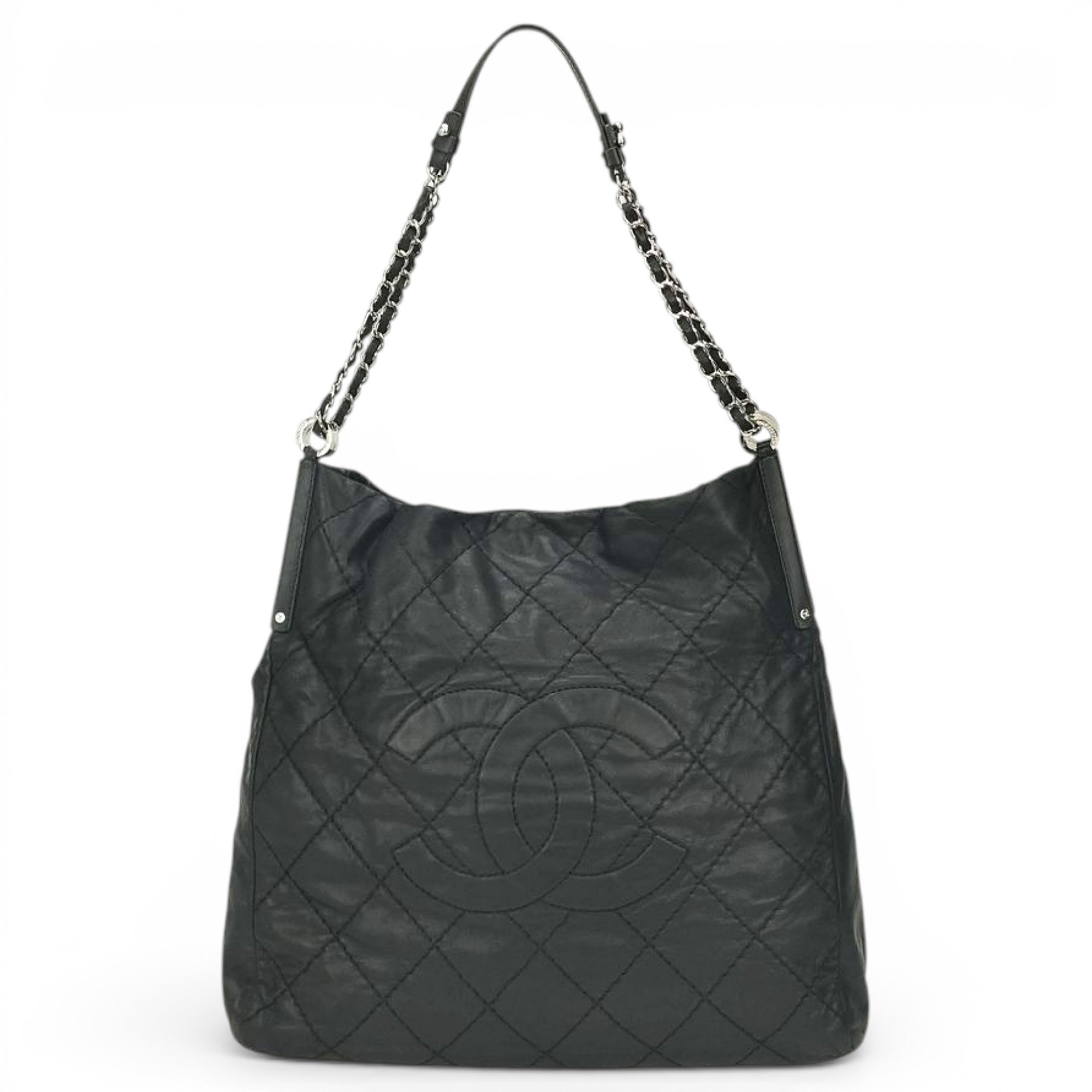 Leather tote
