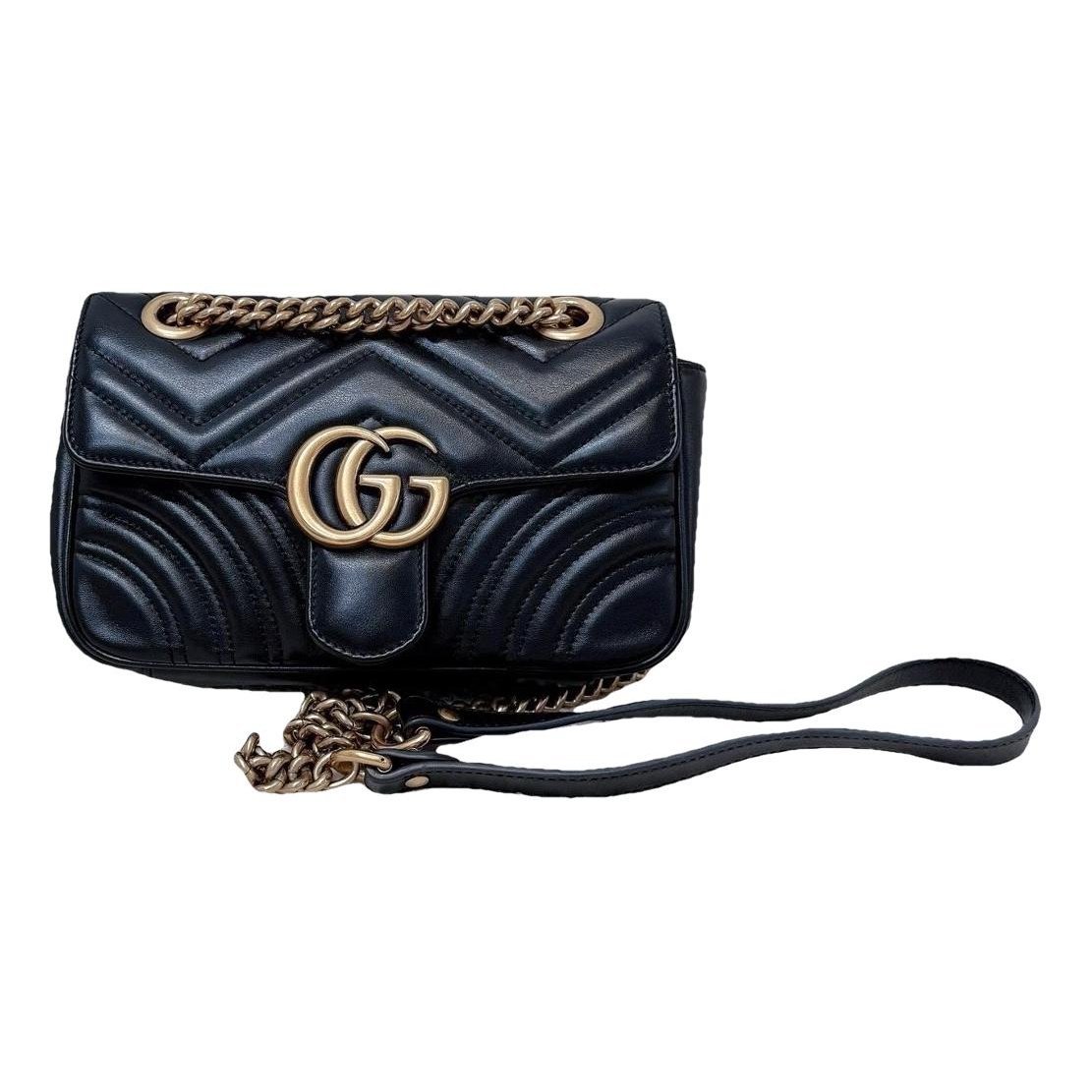 GG Marmont Flap leather handbag