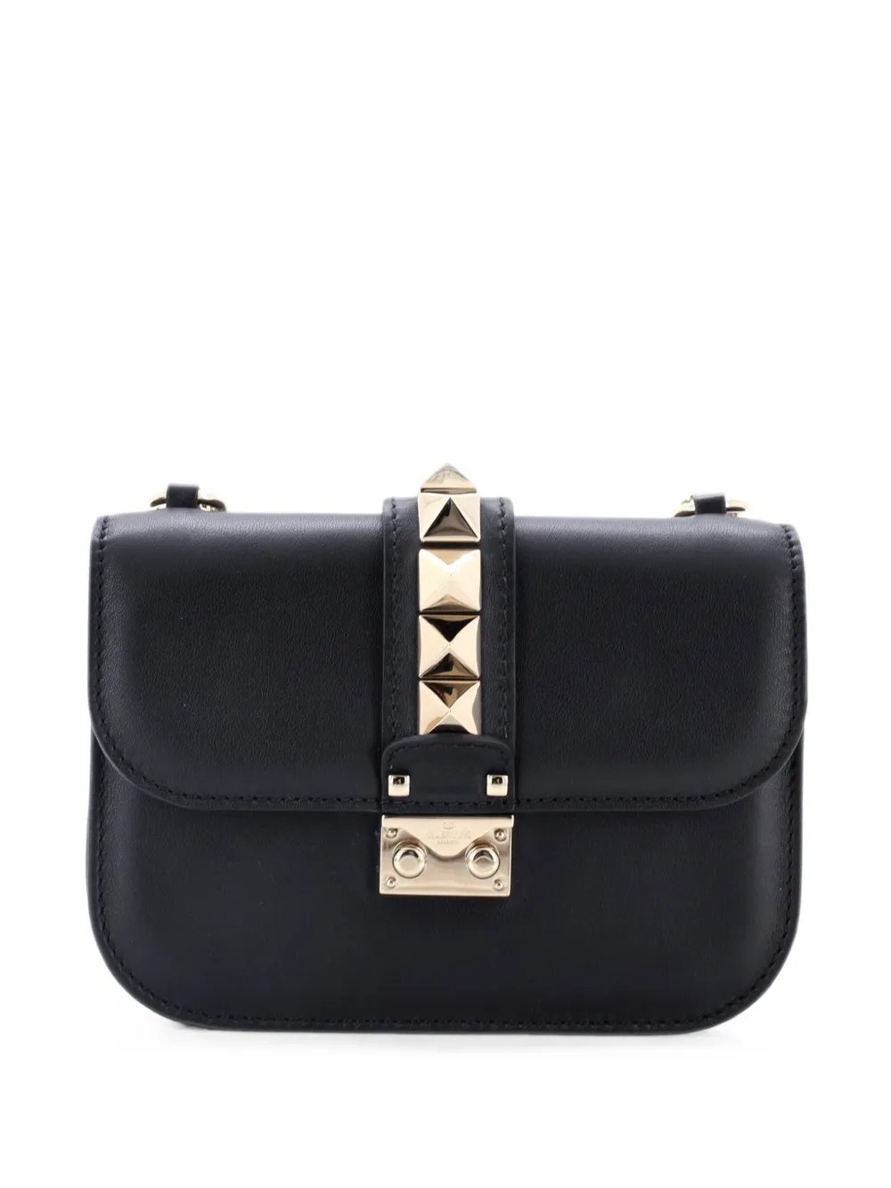 Glam Lock Leather Small shoulder bag