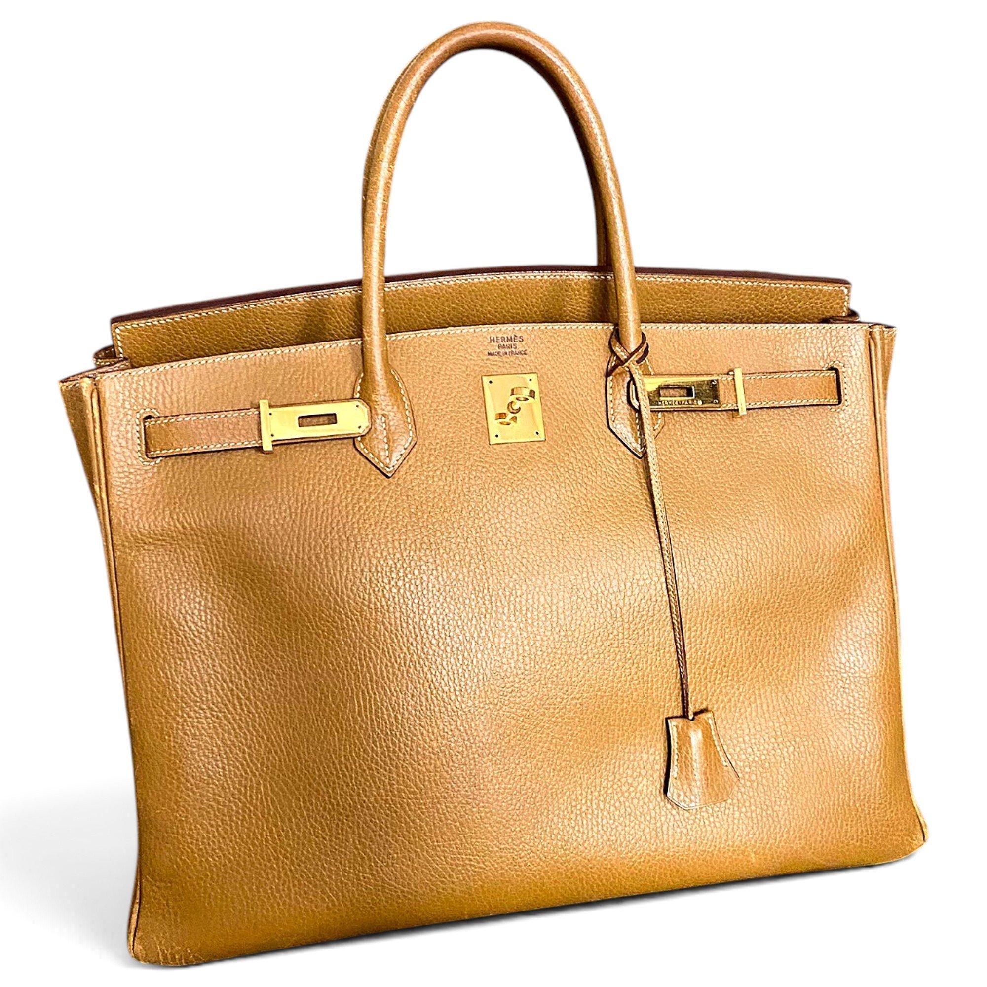 Birkin 40 leather handbag