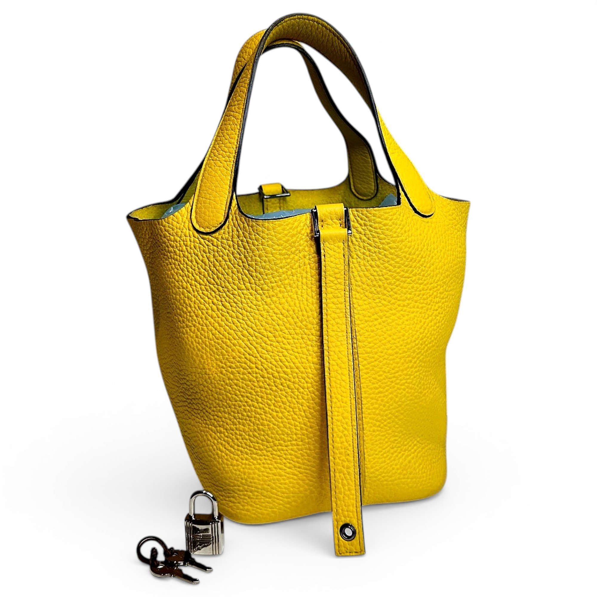 Picotin leather handbag
