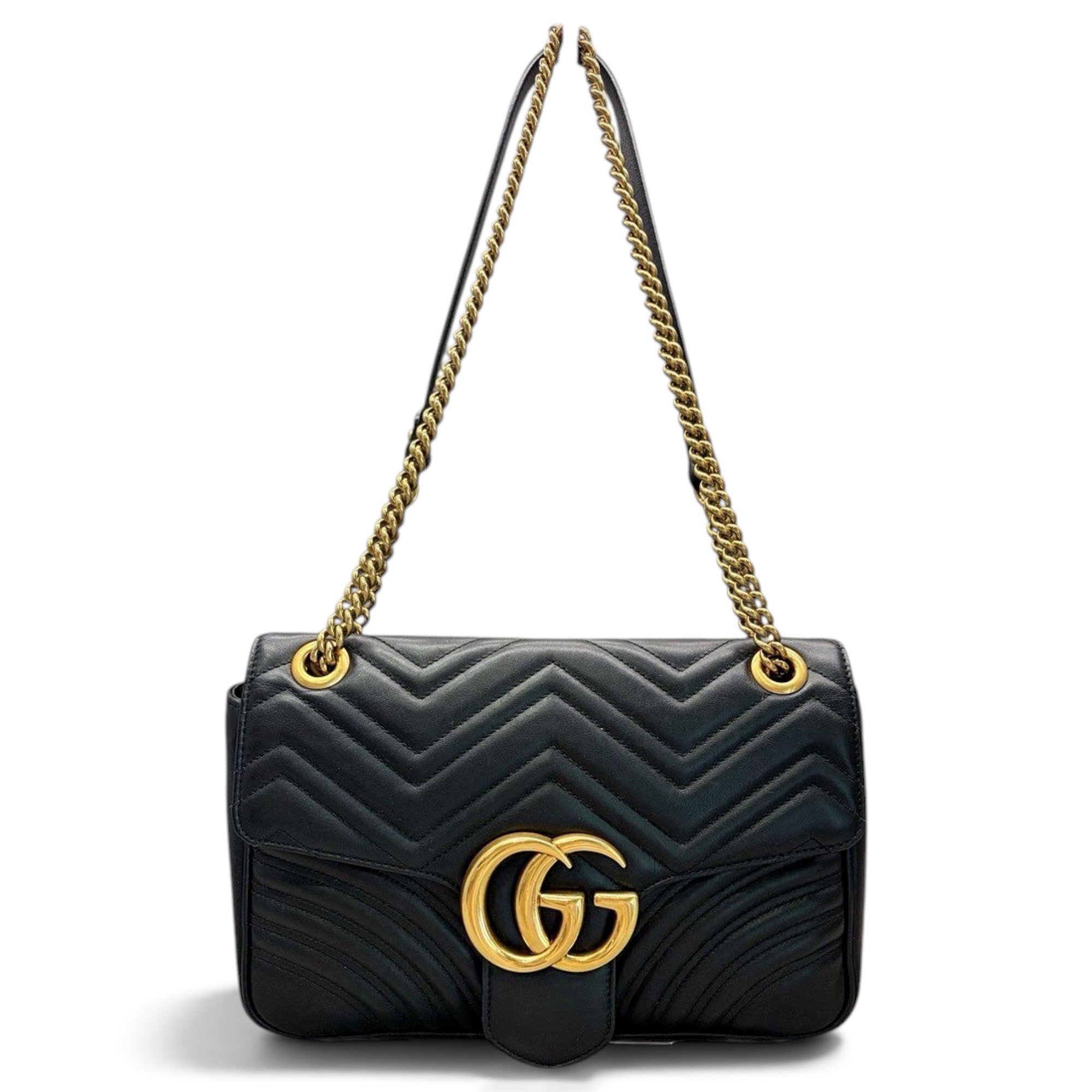 GG Marmont Flap leather crossbody bag
