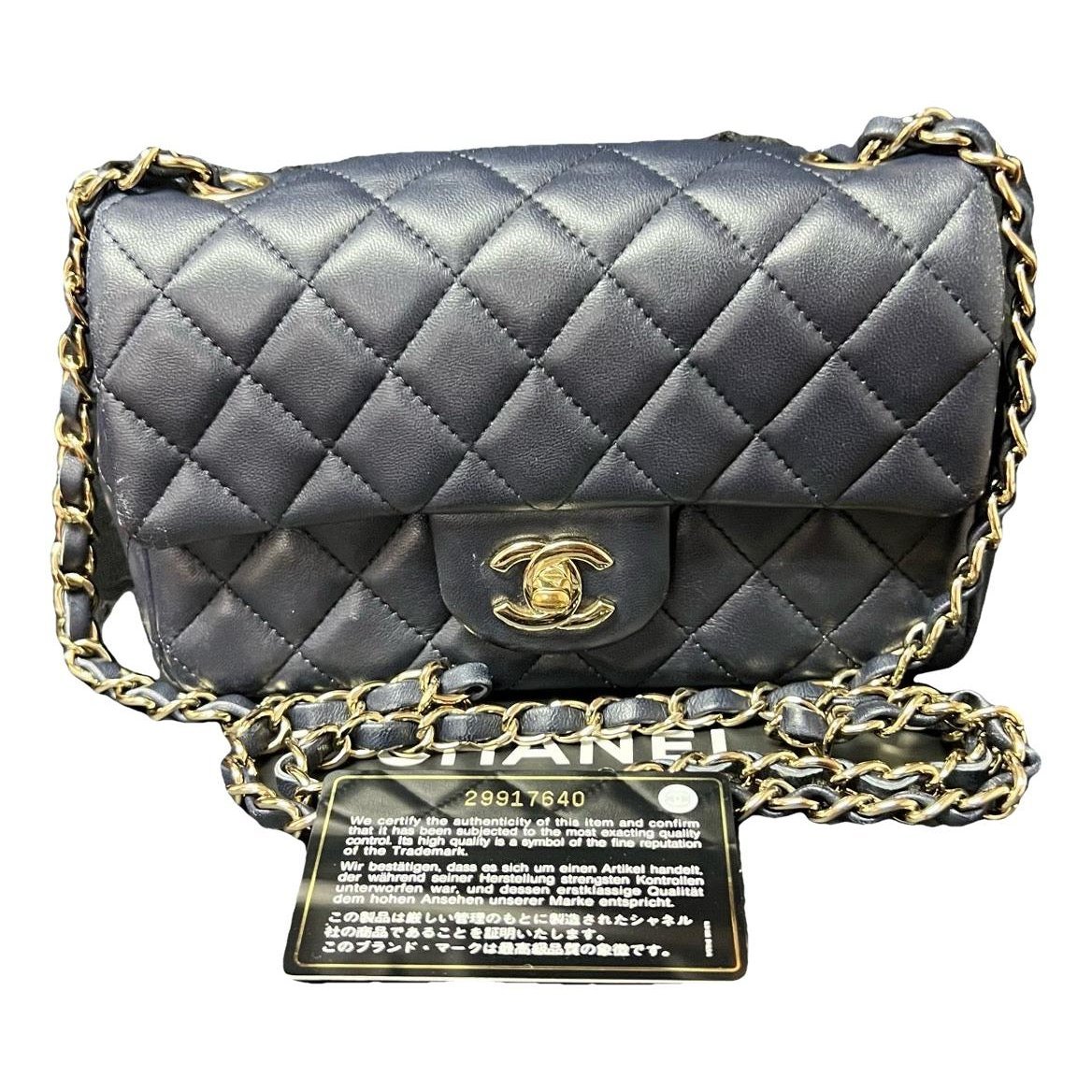 Leather mini bag