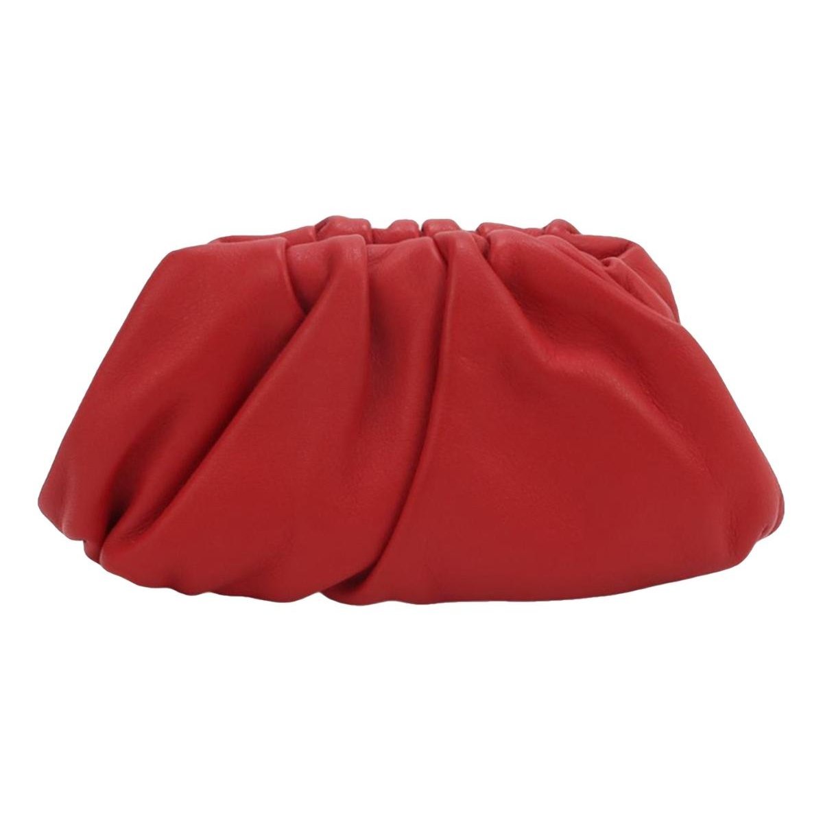 Pouch leather handbag