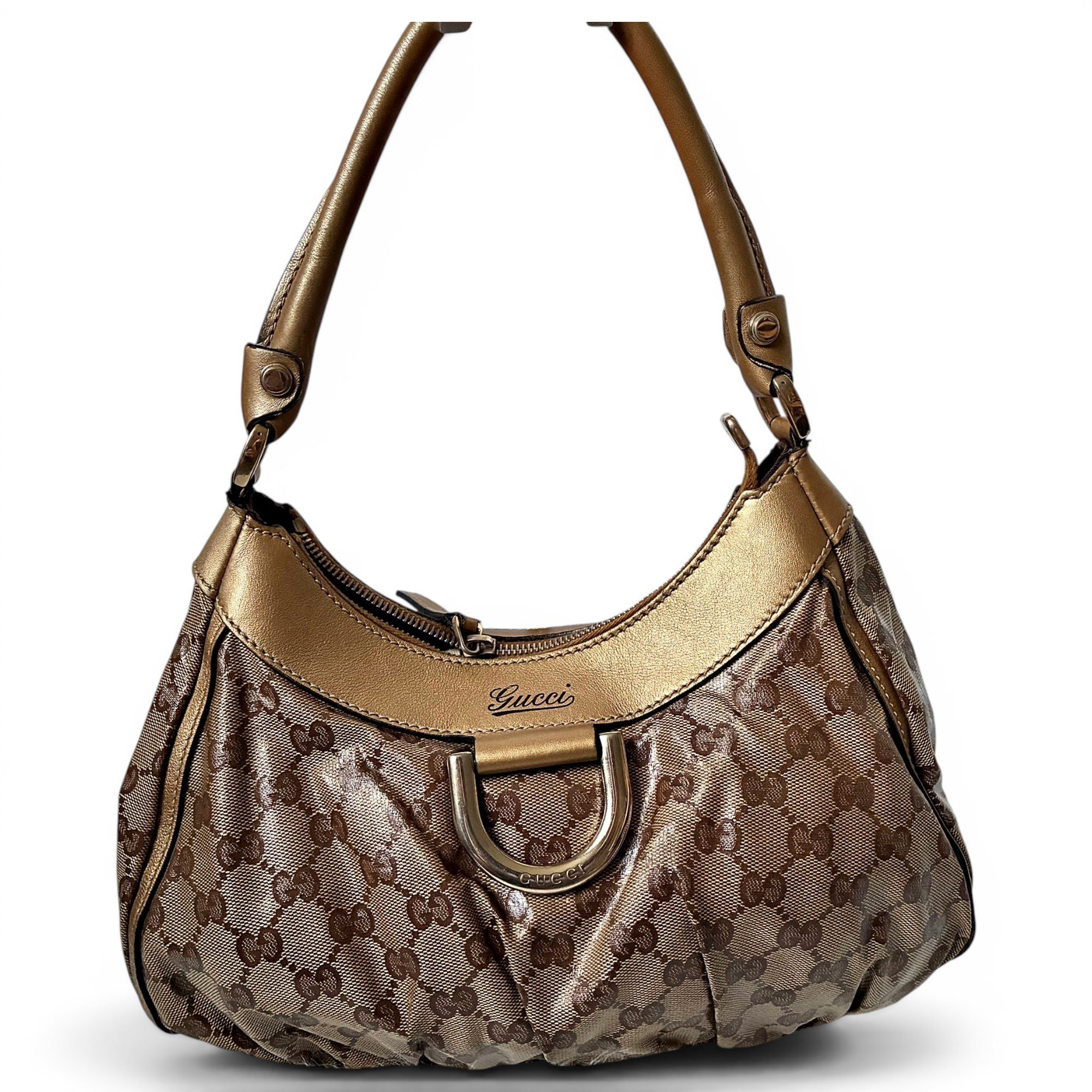 D-Ring leather handbag