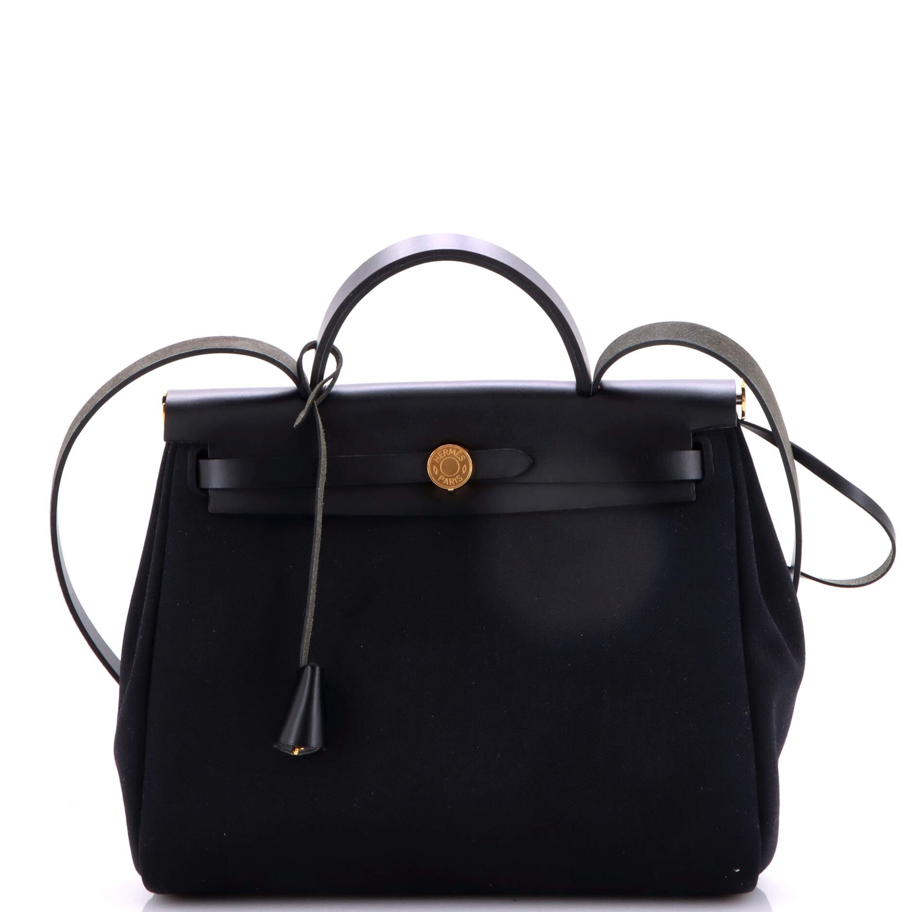 Herbag Zip Leather and Toile 31