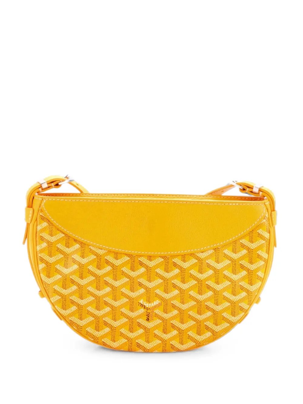 Hirondelle Coated Canvas and Leather shoulder bag