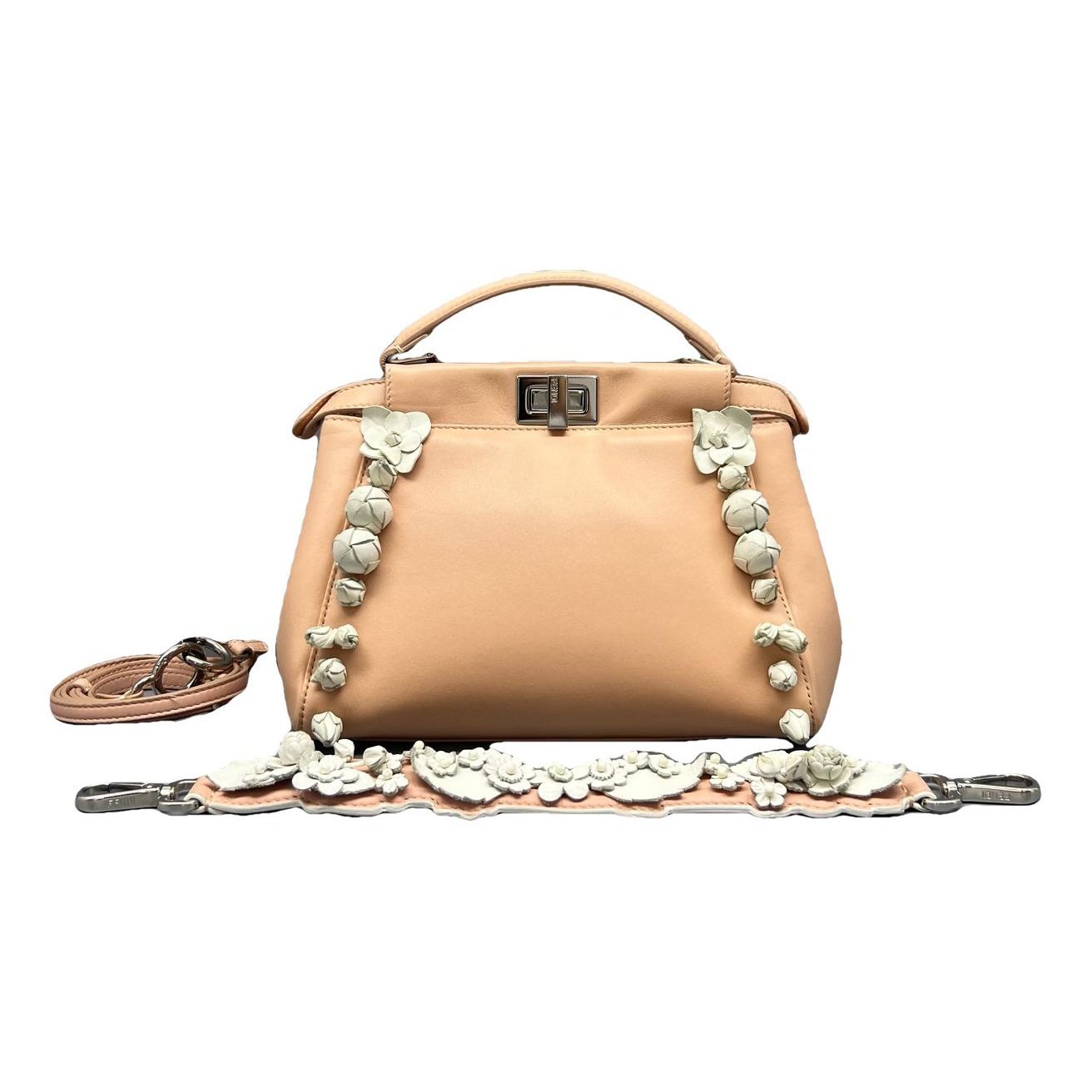 Peekaboo leather handbag
