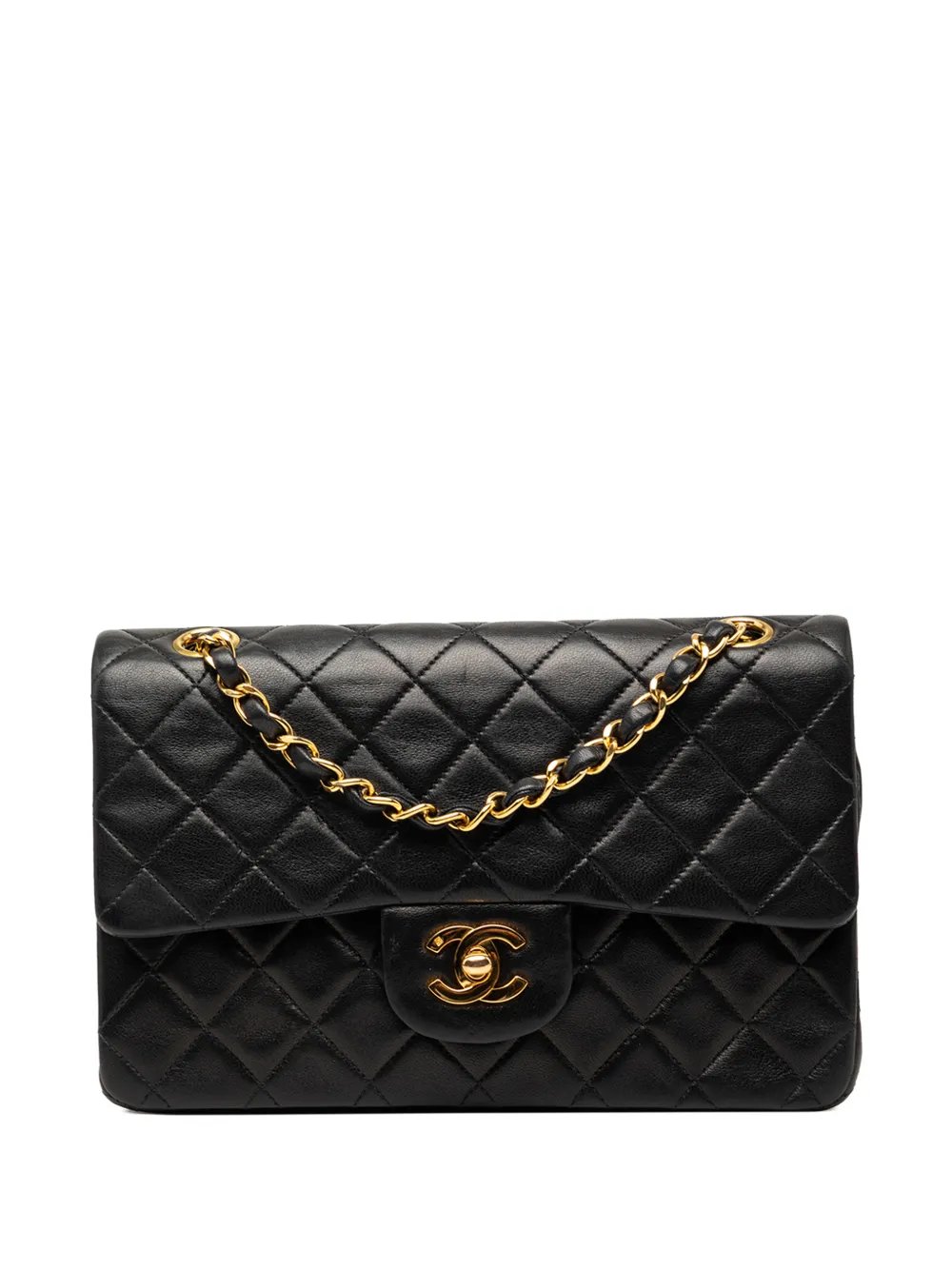 1991-1993 Small Classic Lambskin Double Flap shoulder bag