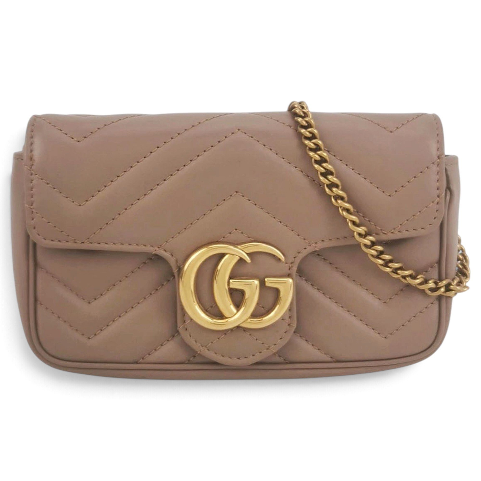 GG Marmont Flap leather crossbody bag