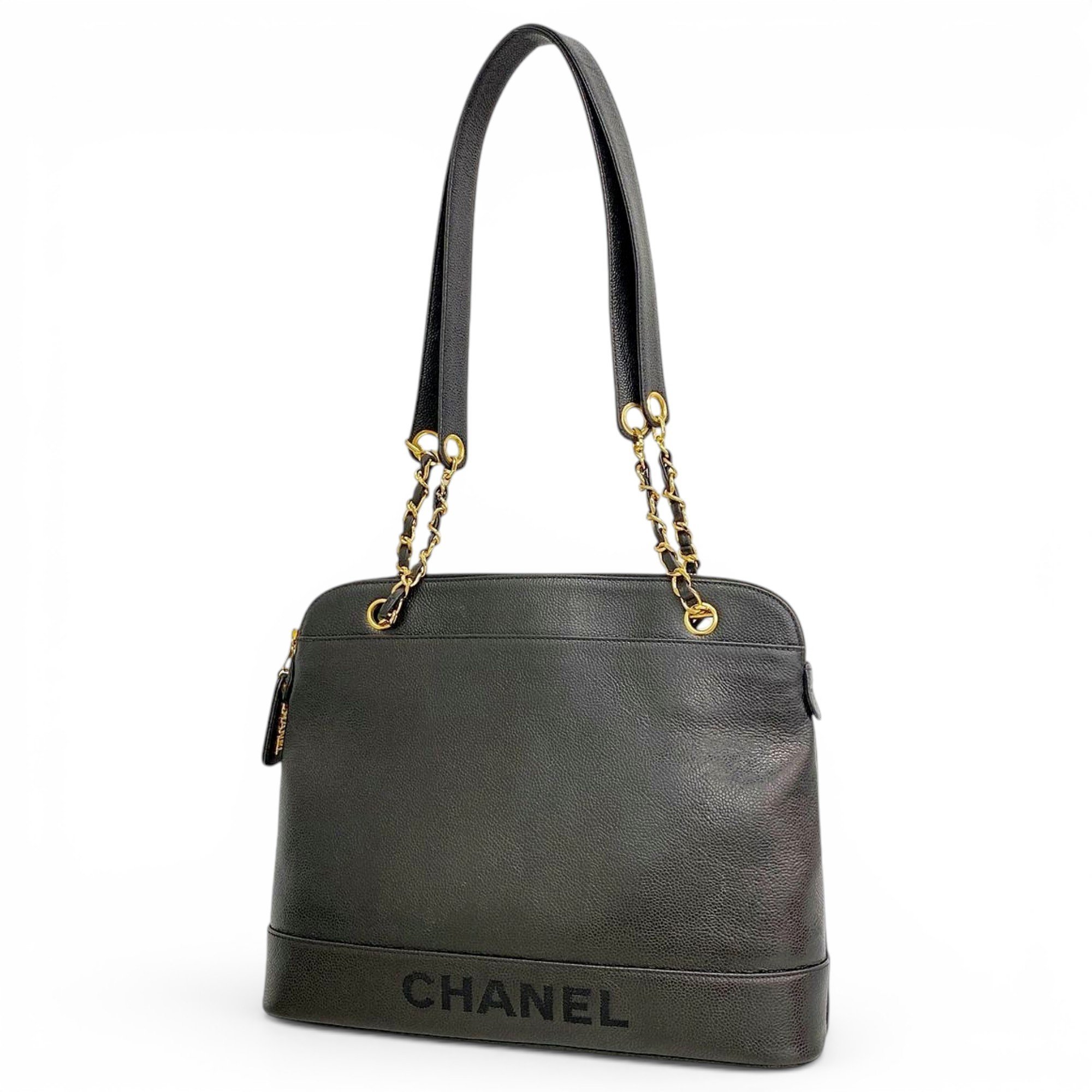 Leather tote