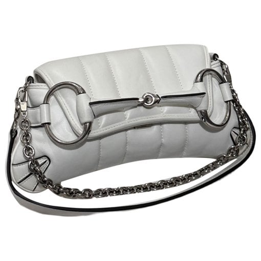 Horsebit Chain leather handbag