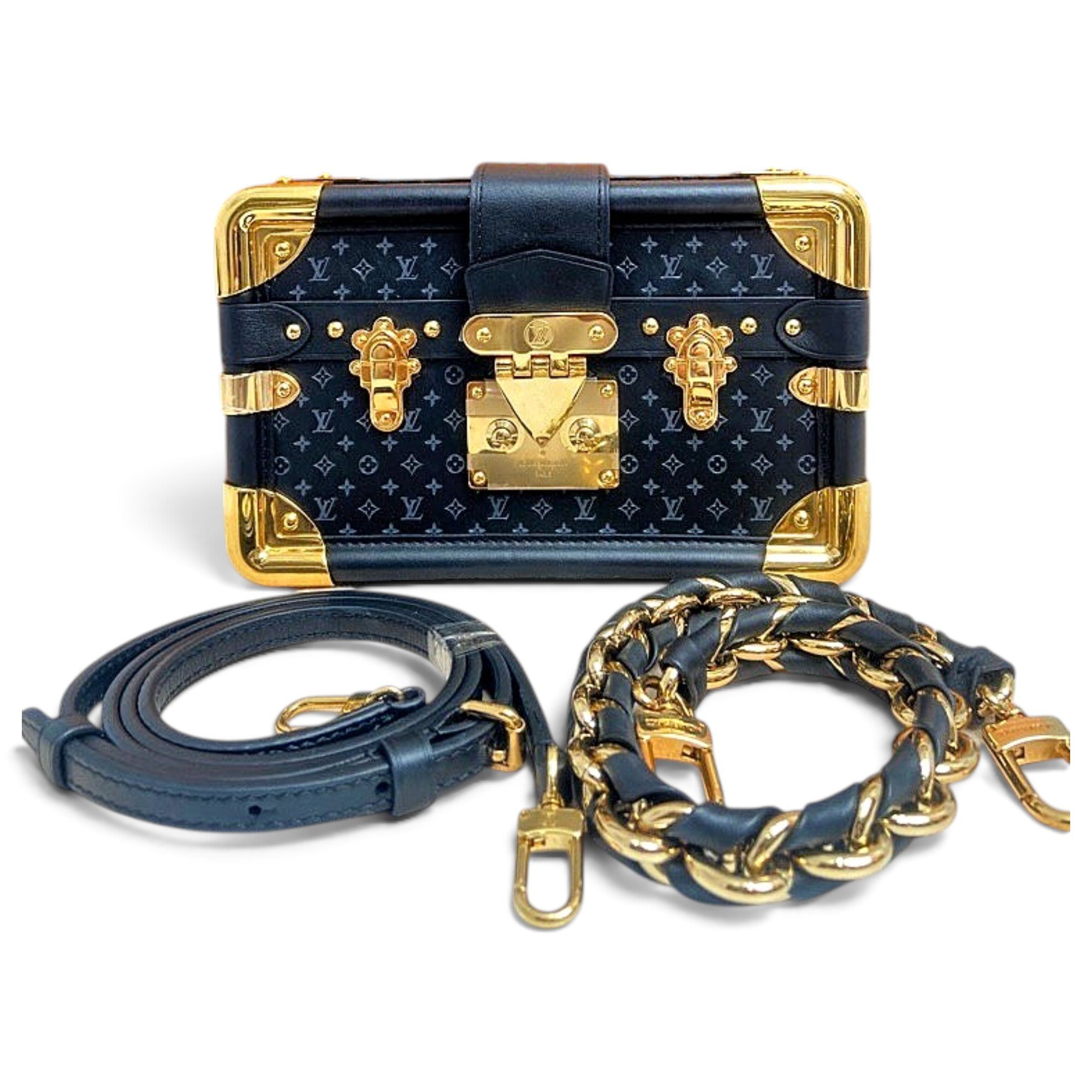 Louis Vuitton Petite Malle leather handbag