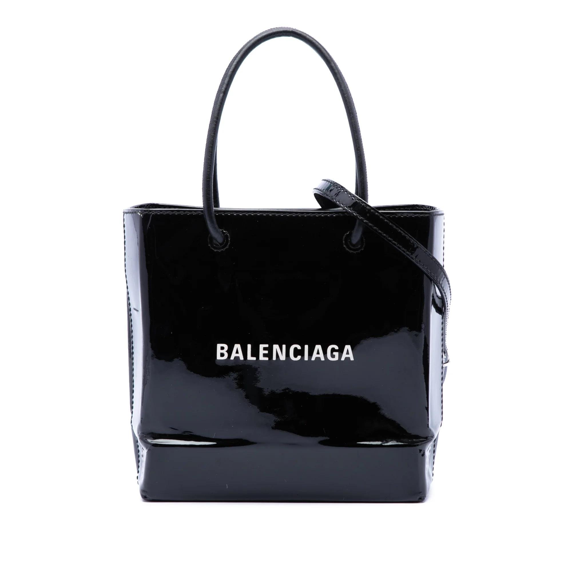 XX patent leather handbag