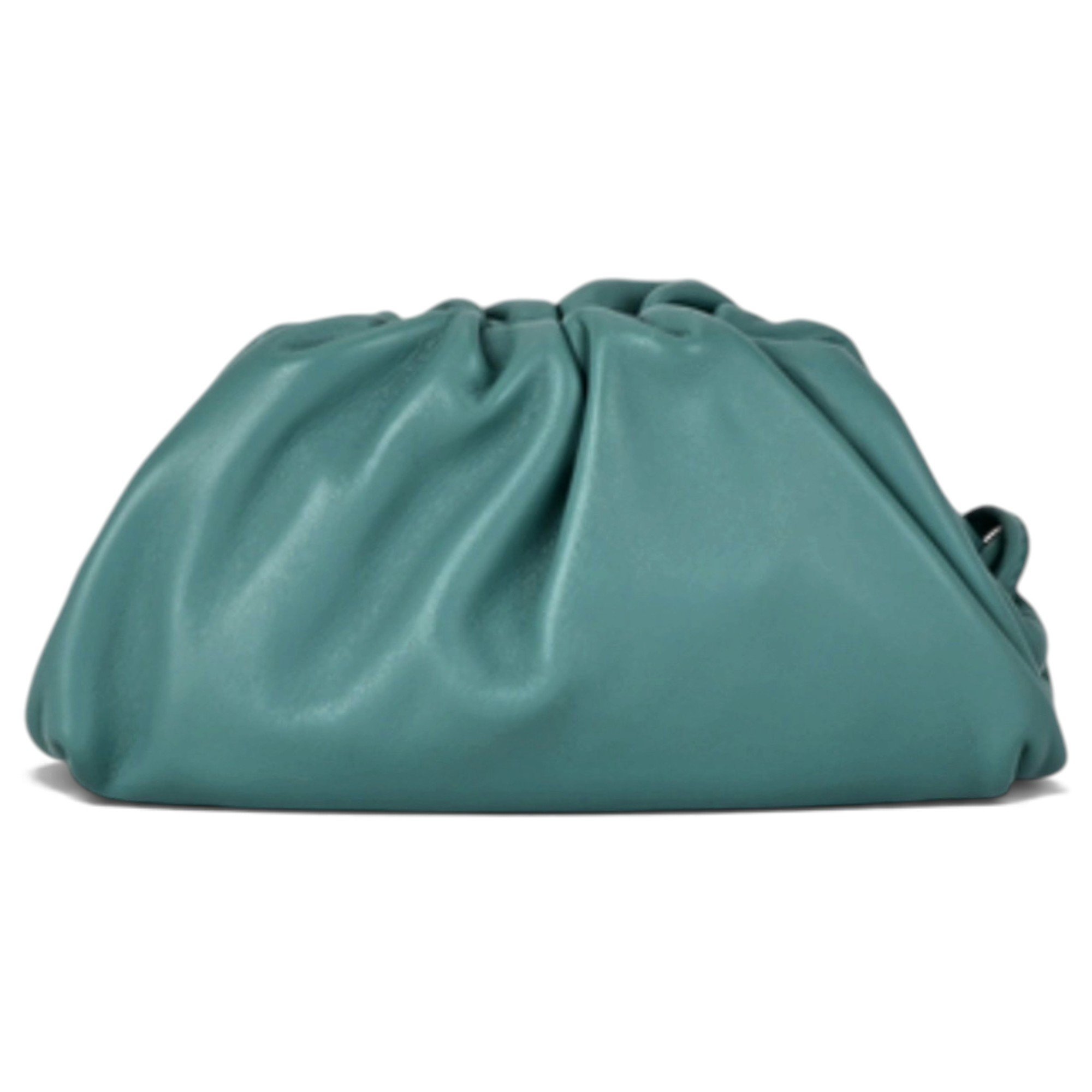 Pouch leather handbag