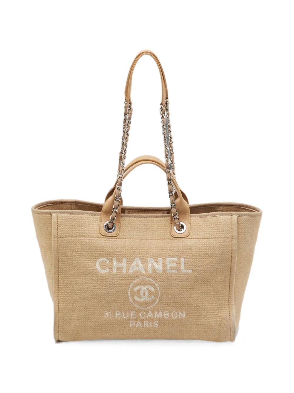 Deauville logo-print tote bag