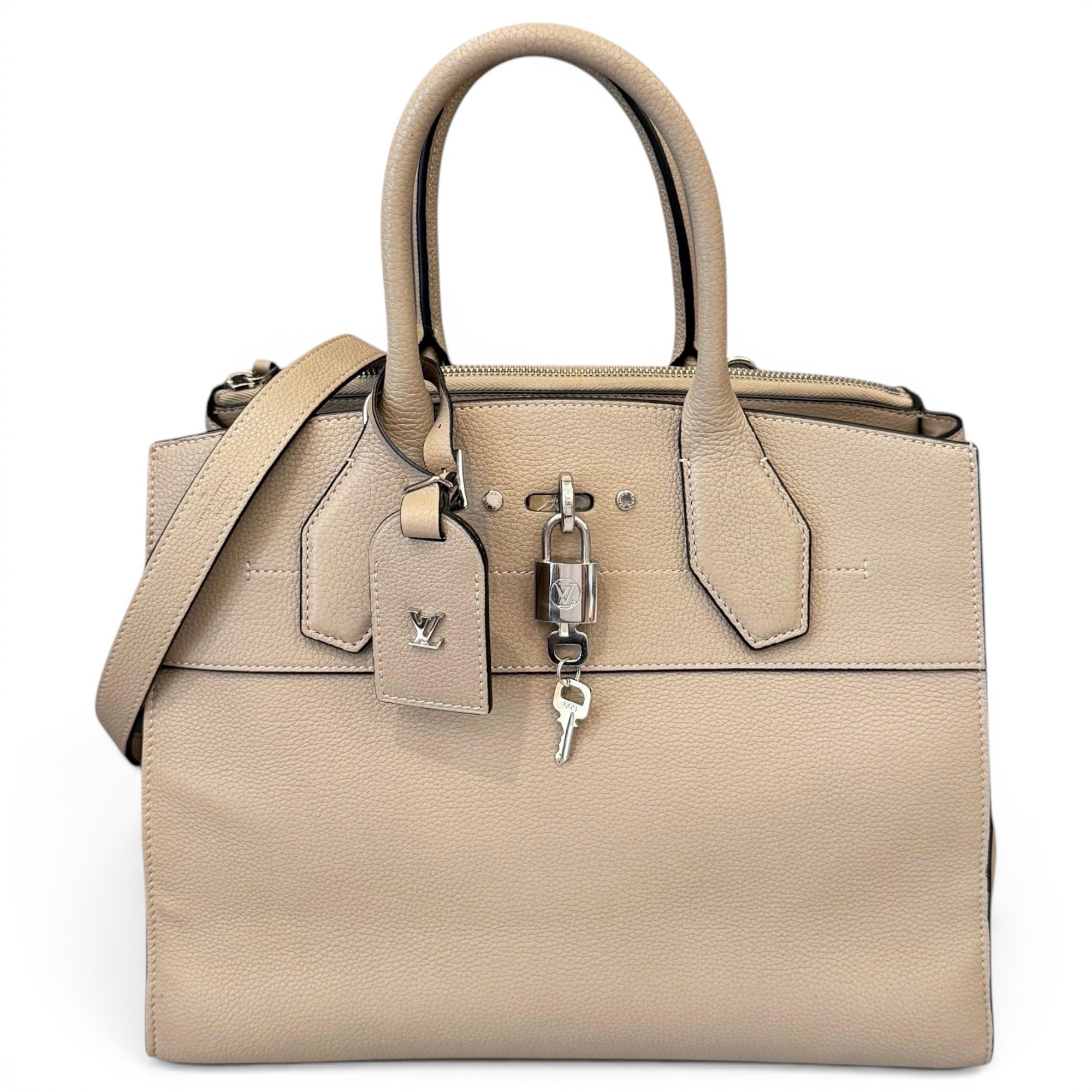 City Steamer pony-style calfskin handbag