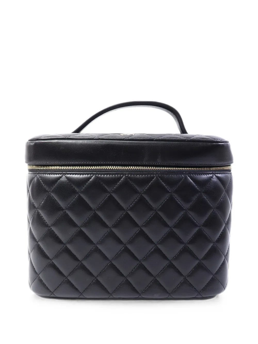 large Vanity Case Diamond-quilted tote bag 