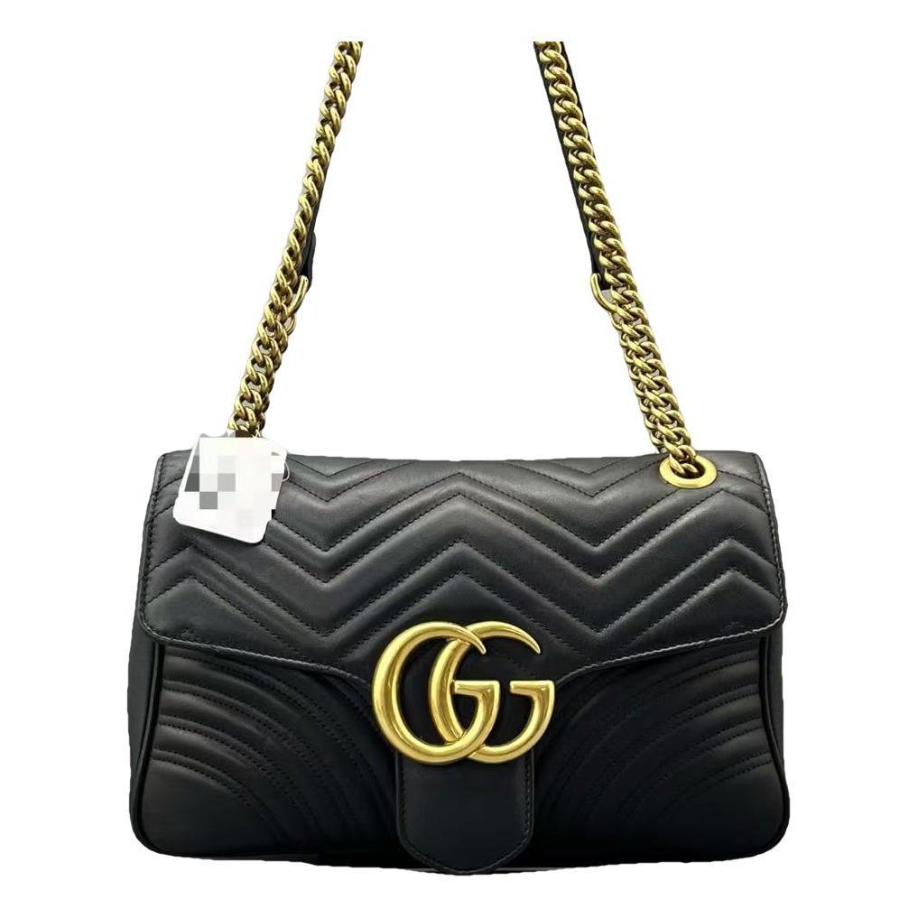 GG Marmont Flap leather handbag