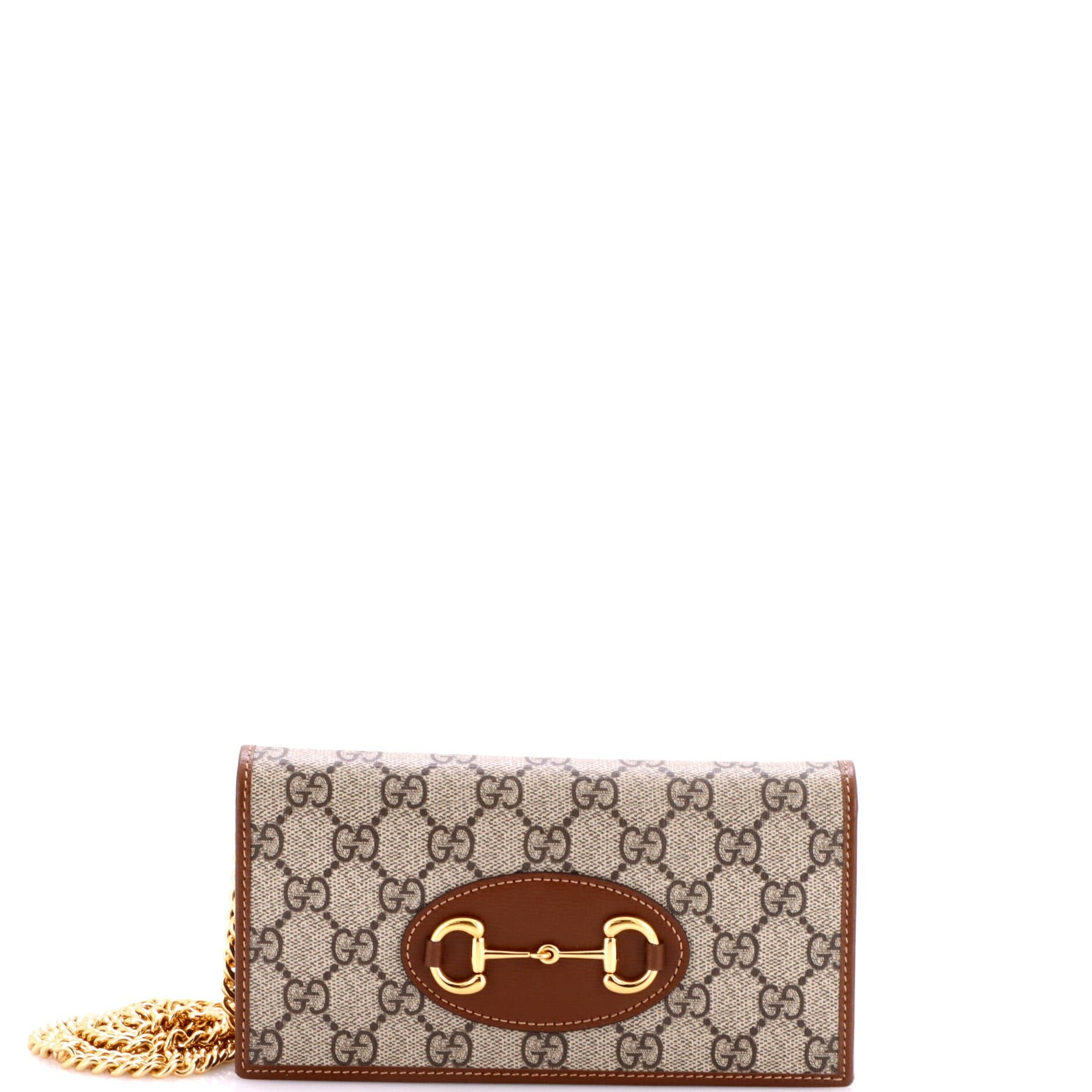 Horsebit 1955 Chain Wallet GG Coated Canvas