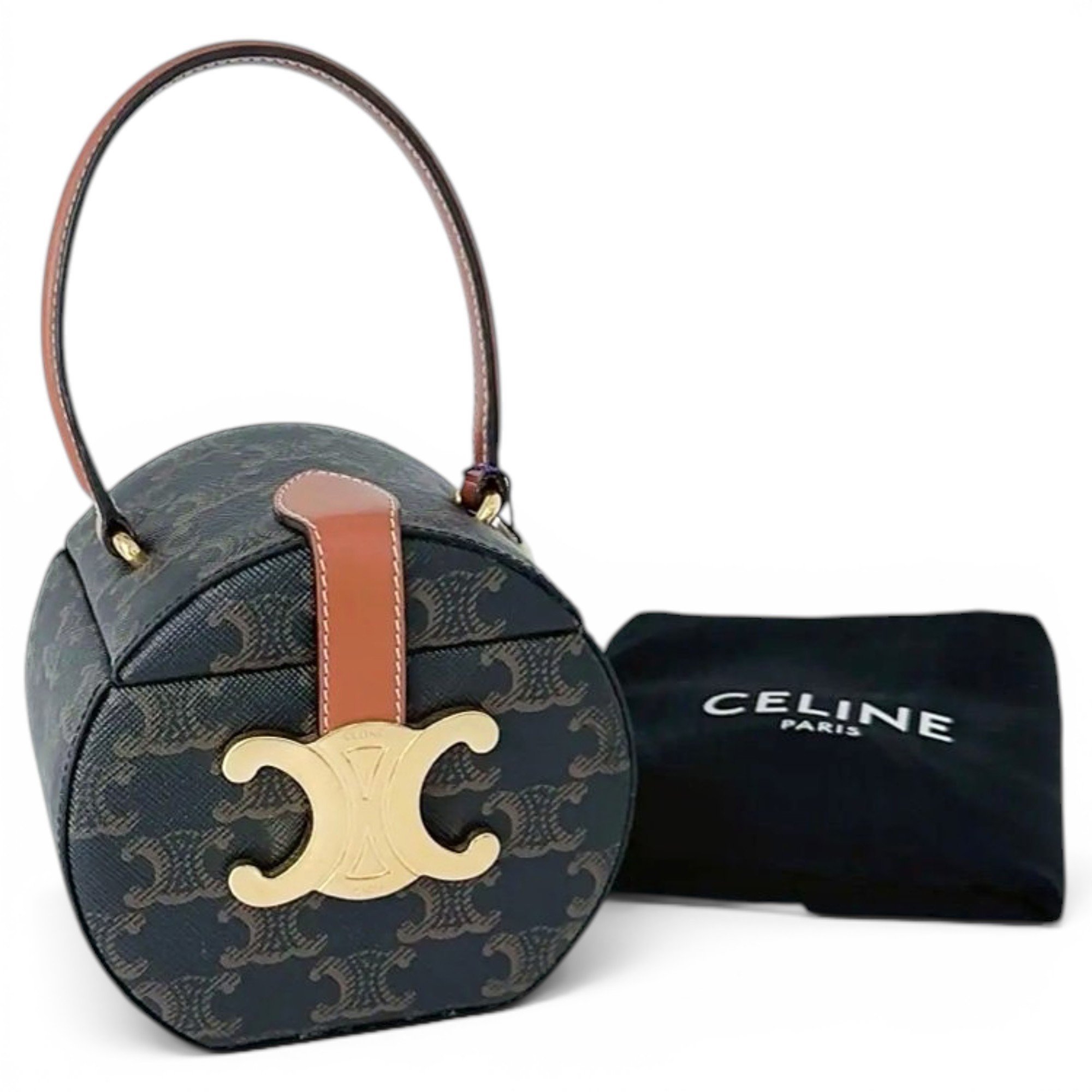 Vinyl handbag