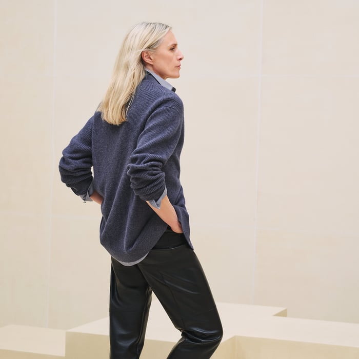 Violet Améthyste Long Cardigan