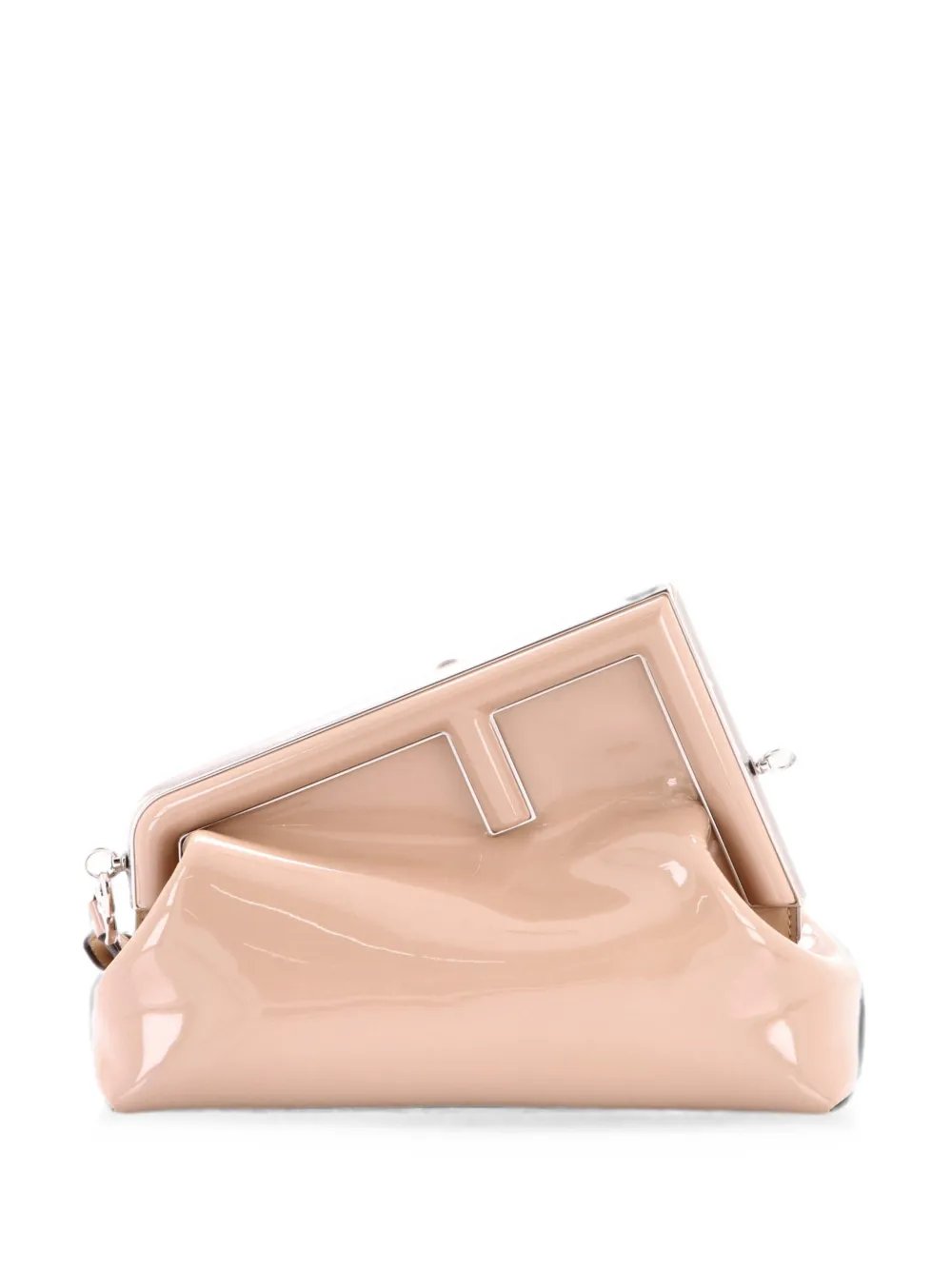 First Bag Patent Midi shoulder bag