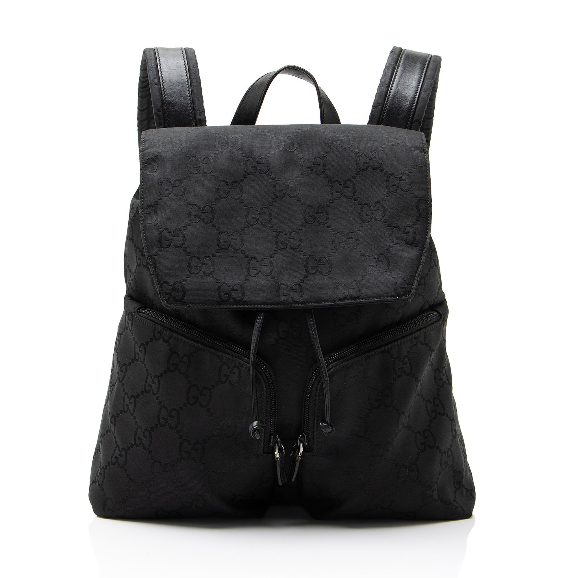 Leather backpack