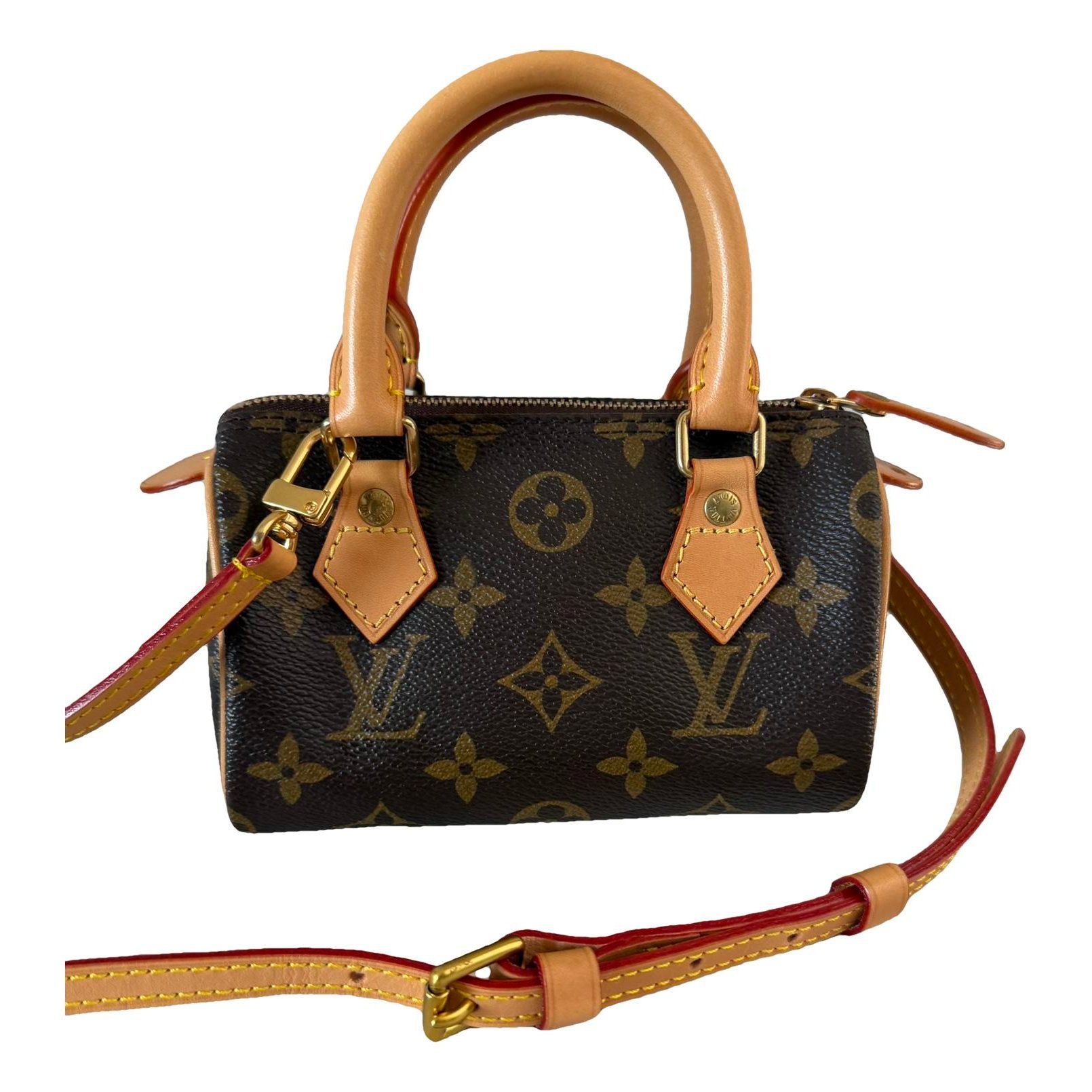 Nano Speedy / Mini HL leather handbag