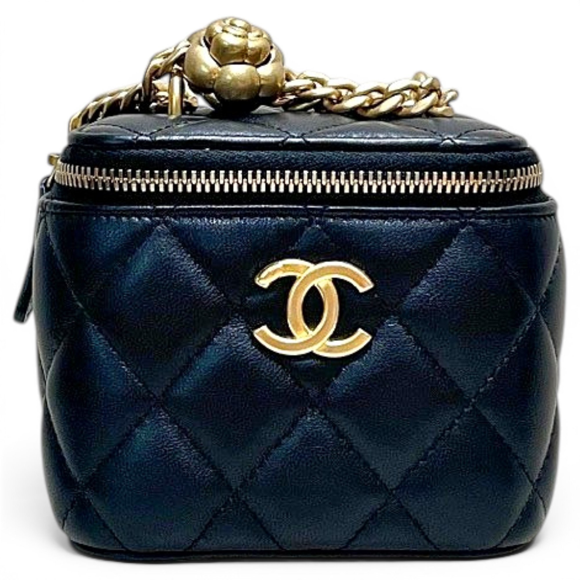 Trendy CC Vanity leather handbag