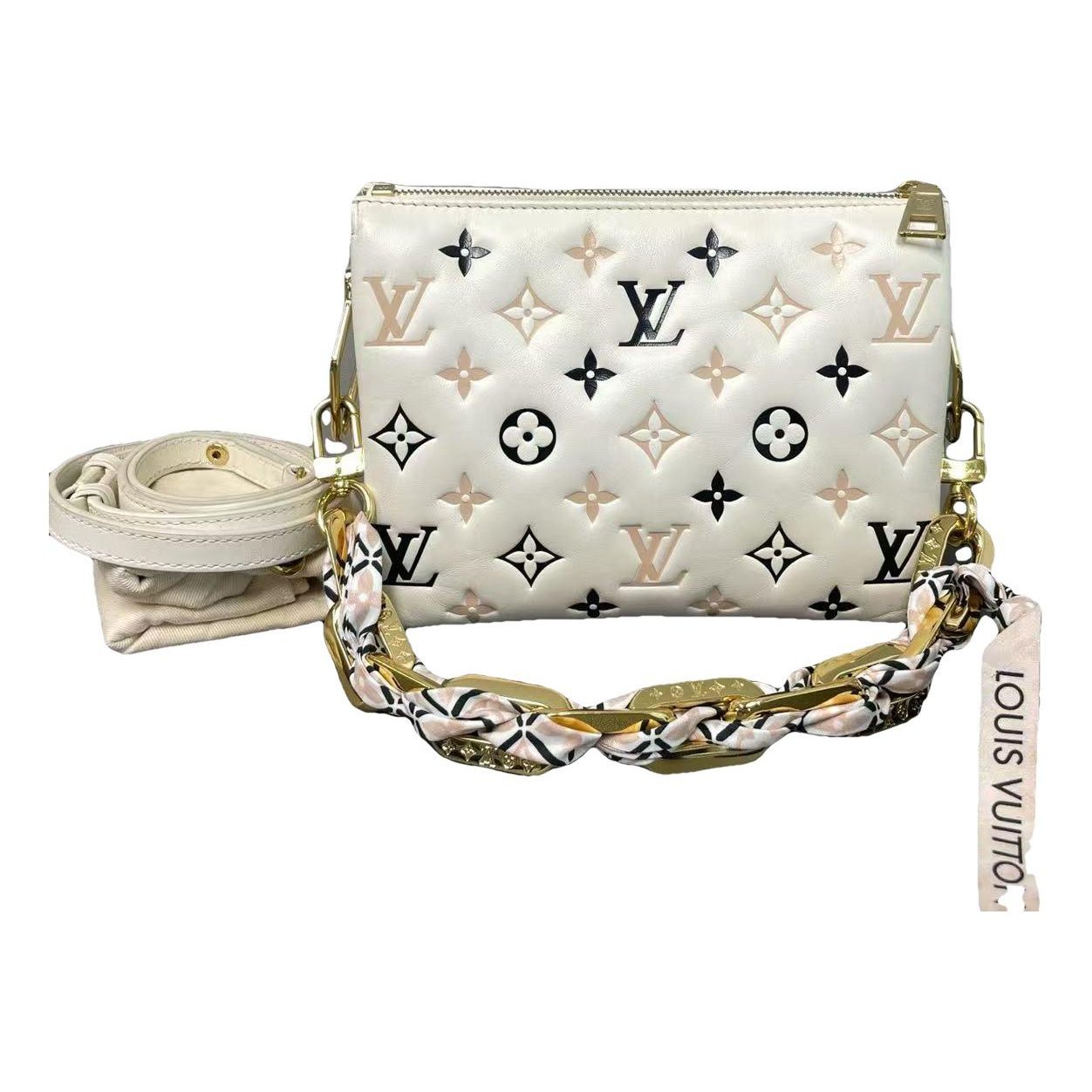 Coussin leather handbag