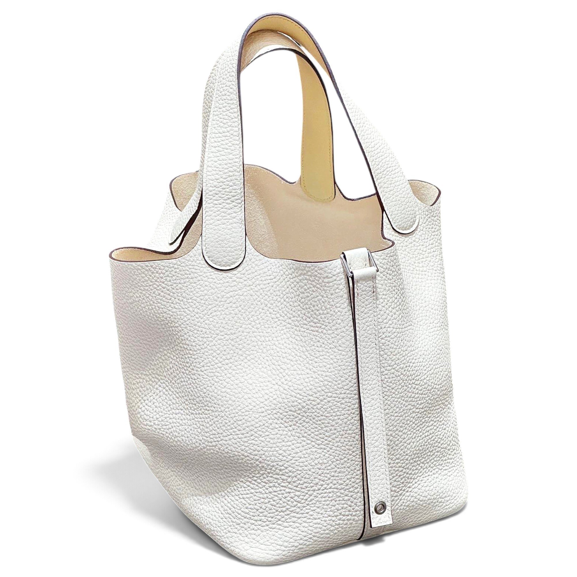 Picotin leather handbag
