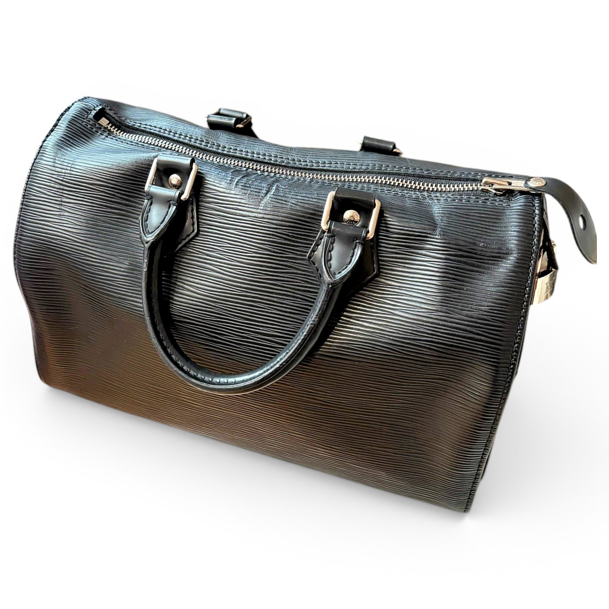 Speedy leather handbag